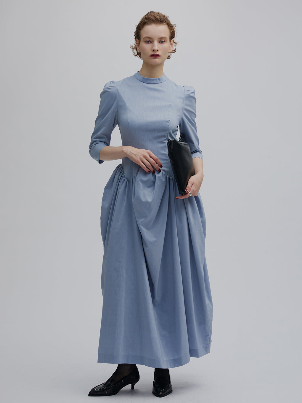 WAVE WAIST COCOON DRESS
