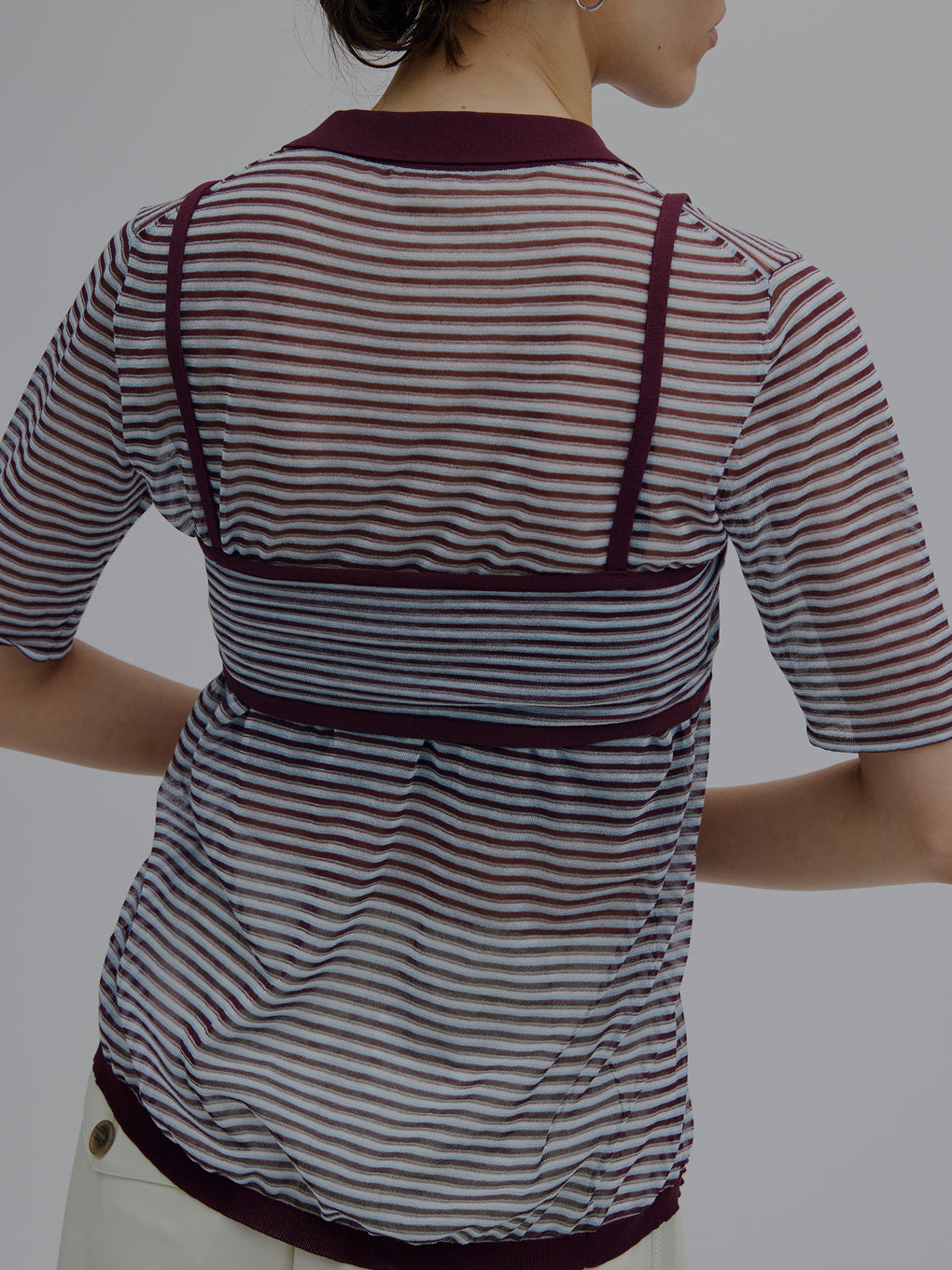 MEDI PUCHI BUSTIER SET KNIT SHIRT