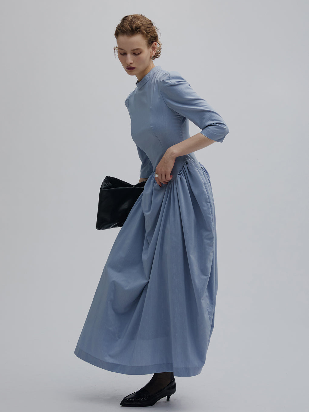 WAVE WAIST COCOON DRESS