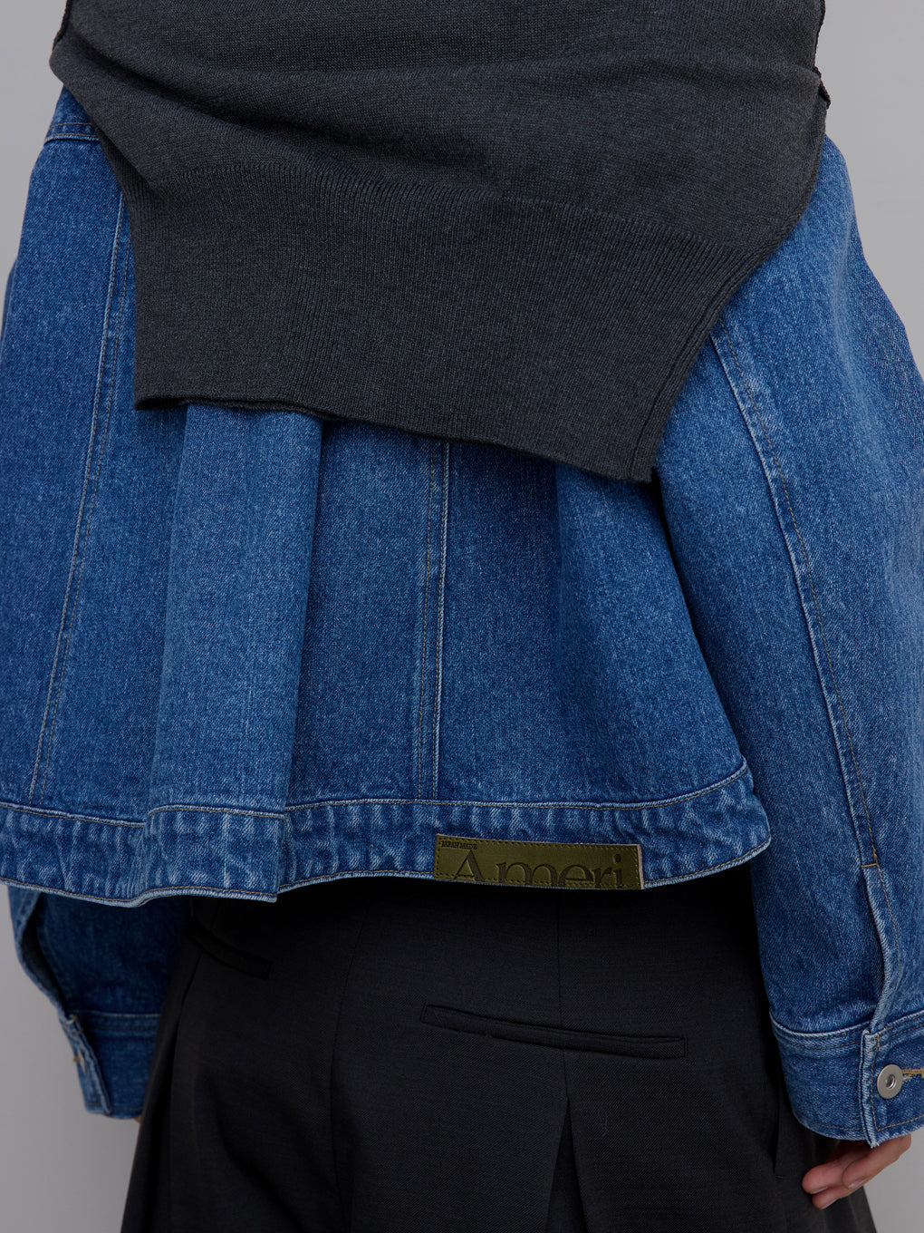 JAPAN MADE BACK FLARE DENIM JACKET