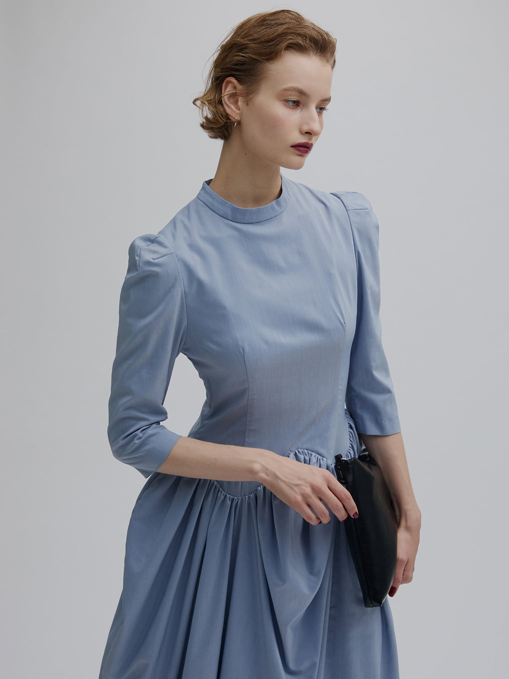 WAVE WAIST COCOON DRESS