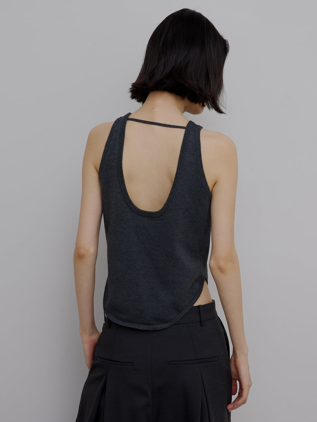 LOW BASIC WAIST STOP KNIT TOP アメリヴィンテージ LOW BASIC WAIST STOP KNIT TOP