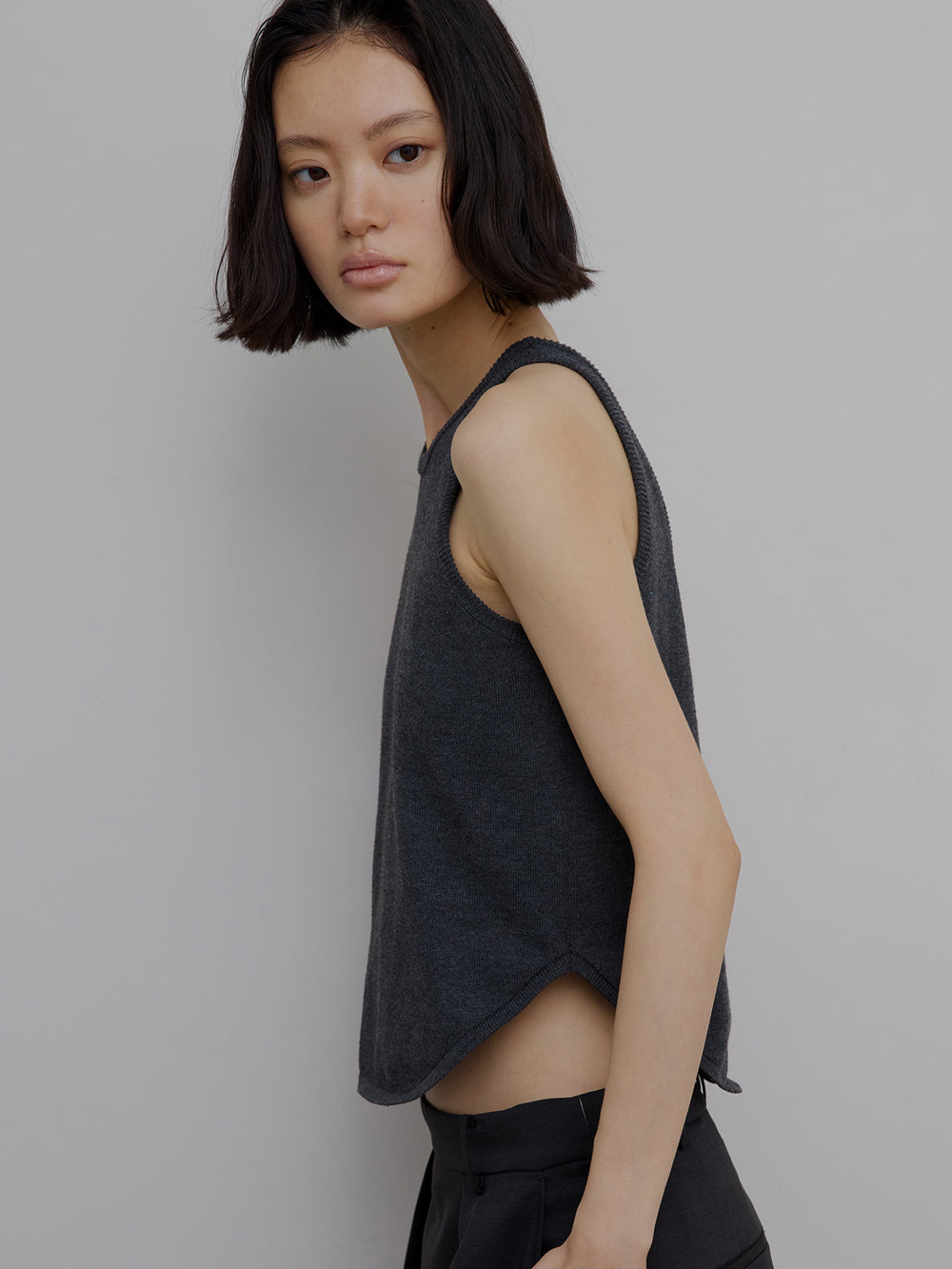 Low Basic Image LOW BASIC COMPACT KNIT TANK TOP