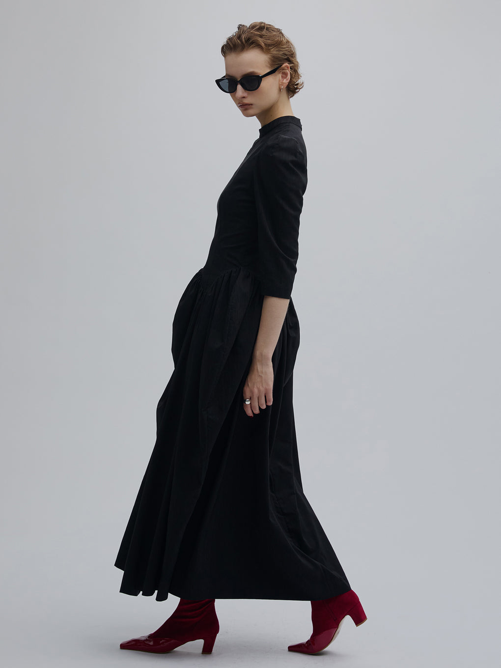 WAVE WAIST COCOON DRESS