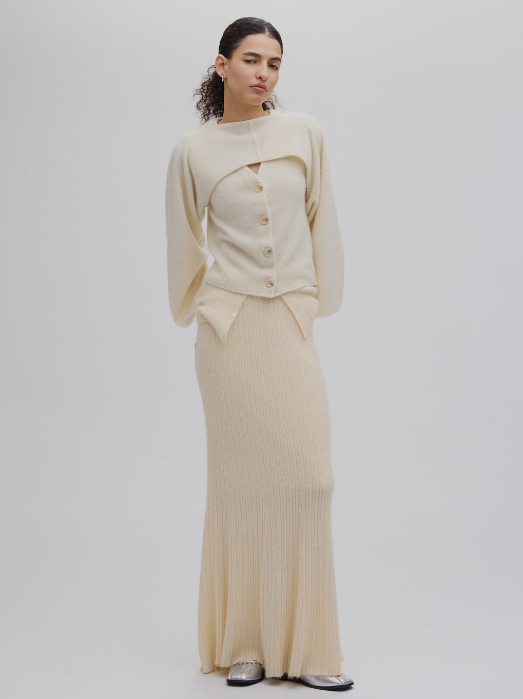 3WAY MINK TOUCH KNIT TOP