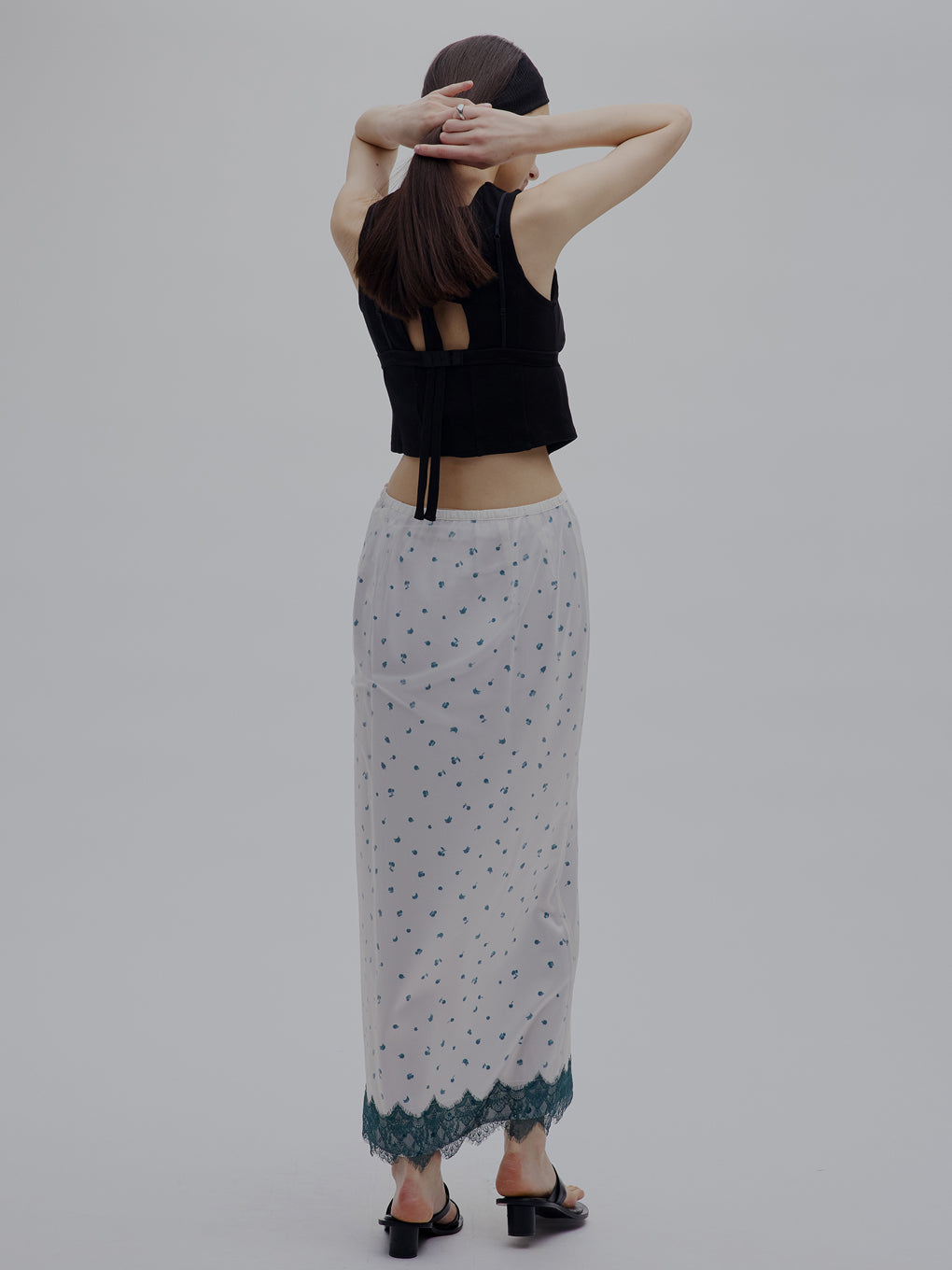 MEDI FRUIT DOT VEIL SKIRT