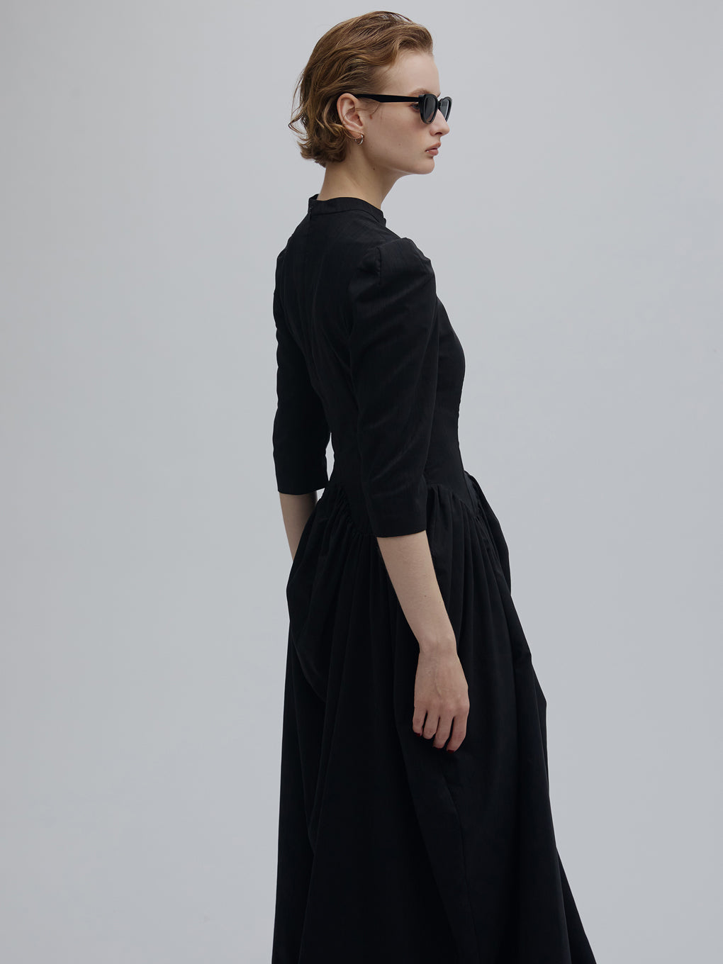 WAVE WAIST COCOON DRESS