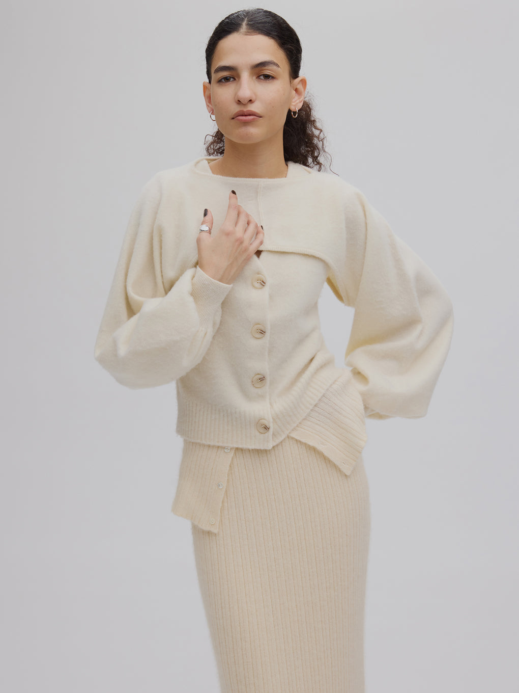 3WAY MINK TOUCH KNIT TOP