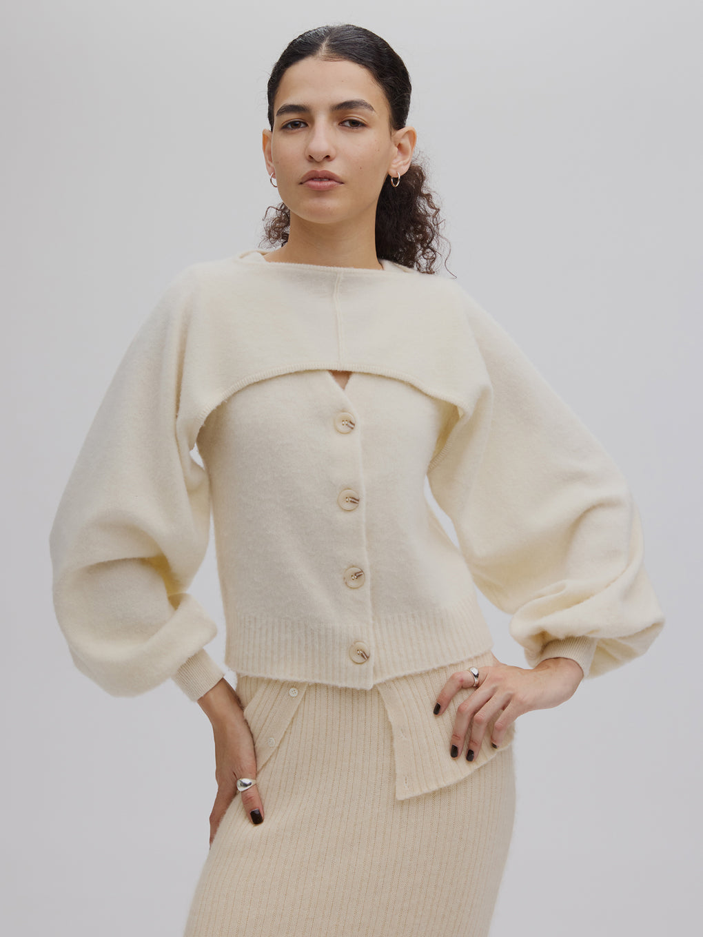 3WAY MINK TOUCH KNIT TOP