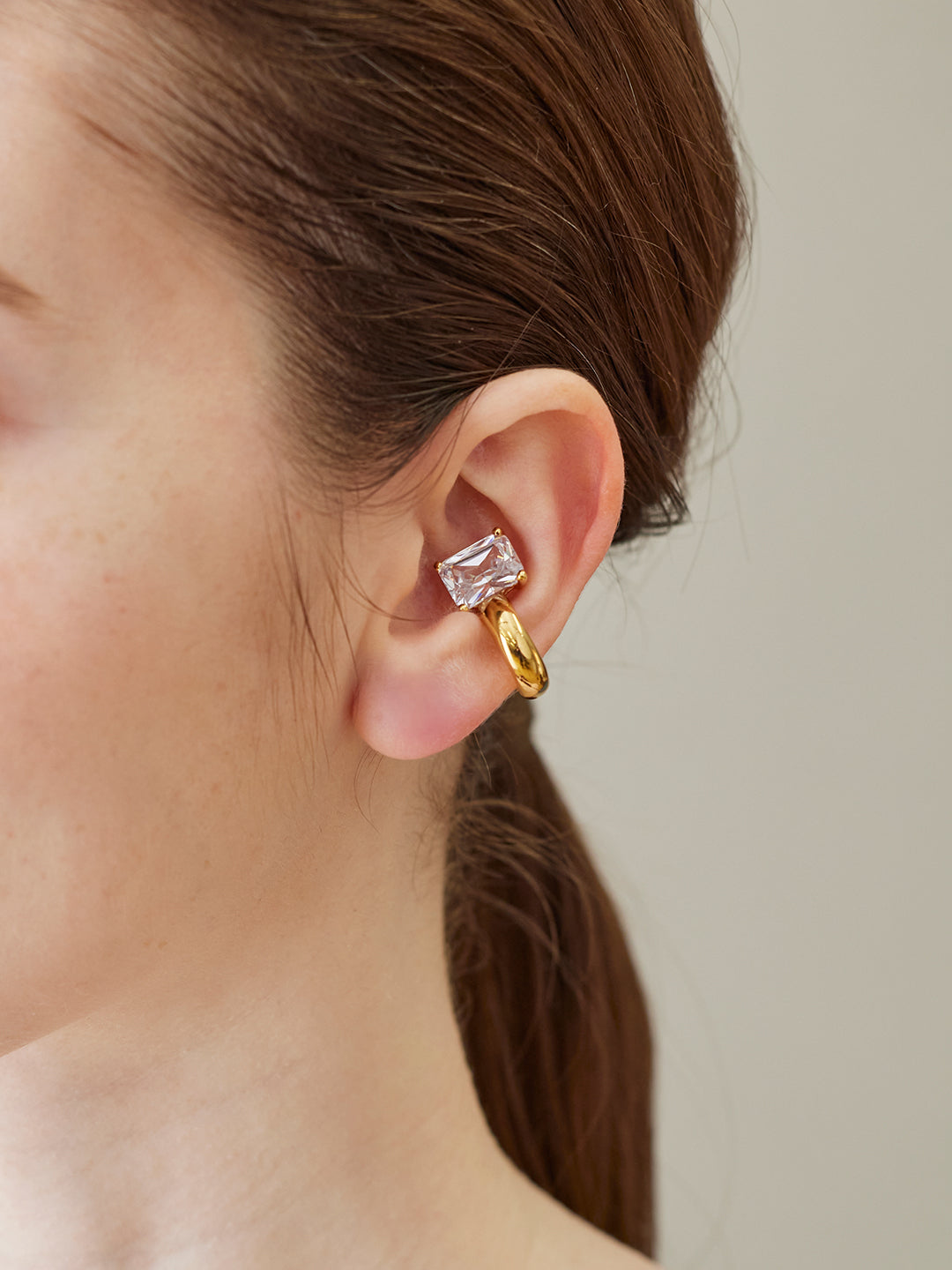 MARIA BLACK Omotesando Cider Ear Cuff Gold