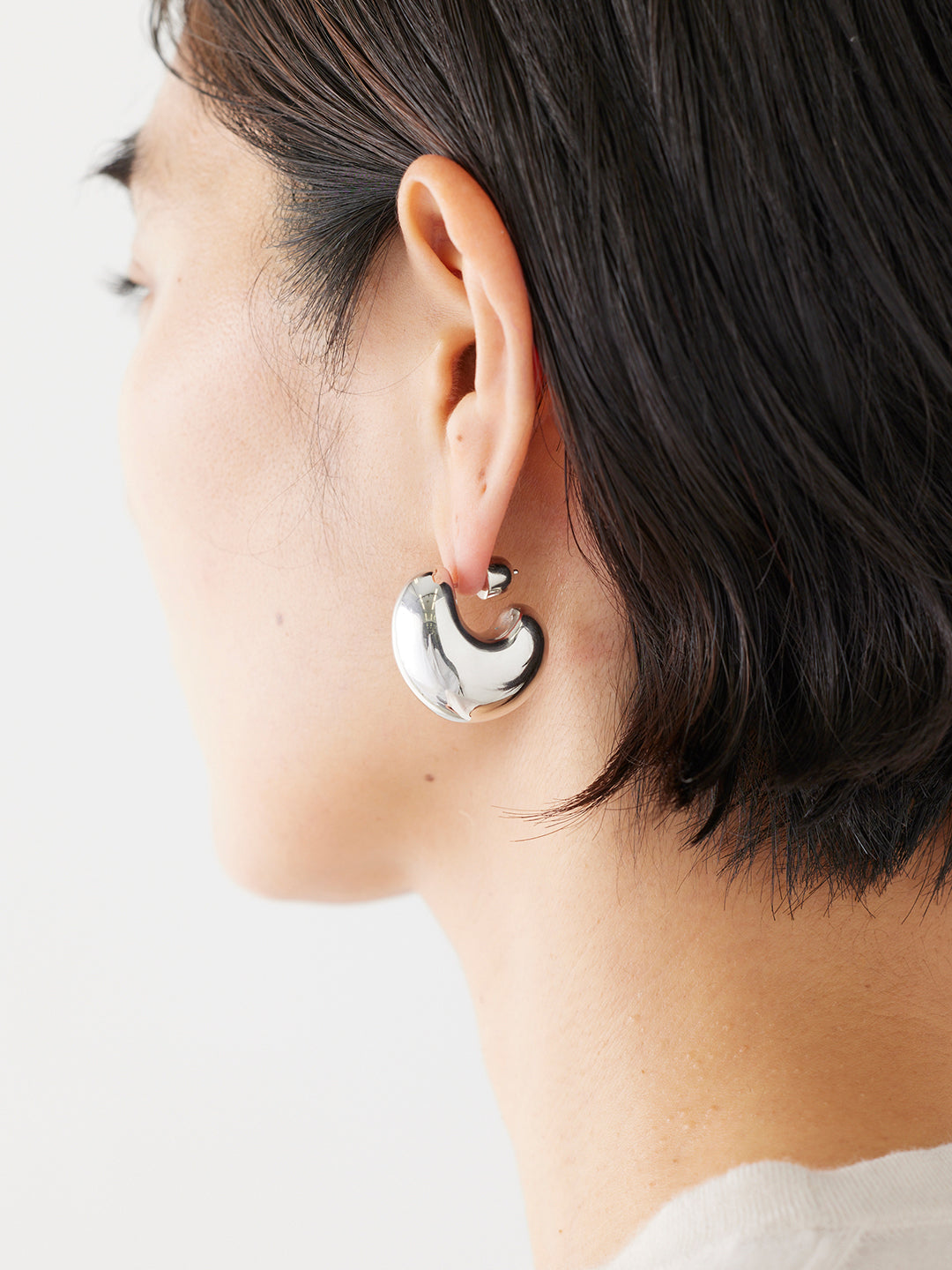 MARIA BLACK Tryvann Dome Earring Silver