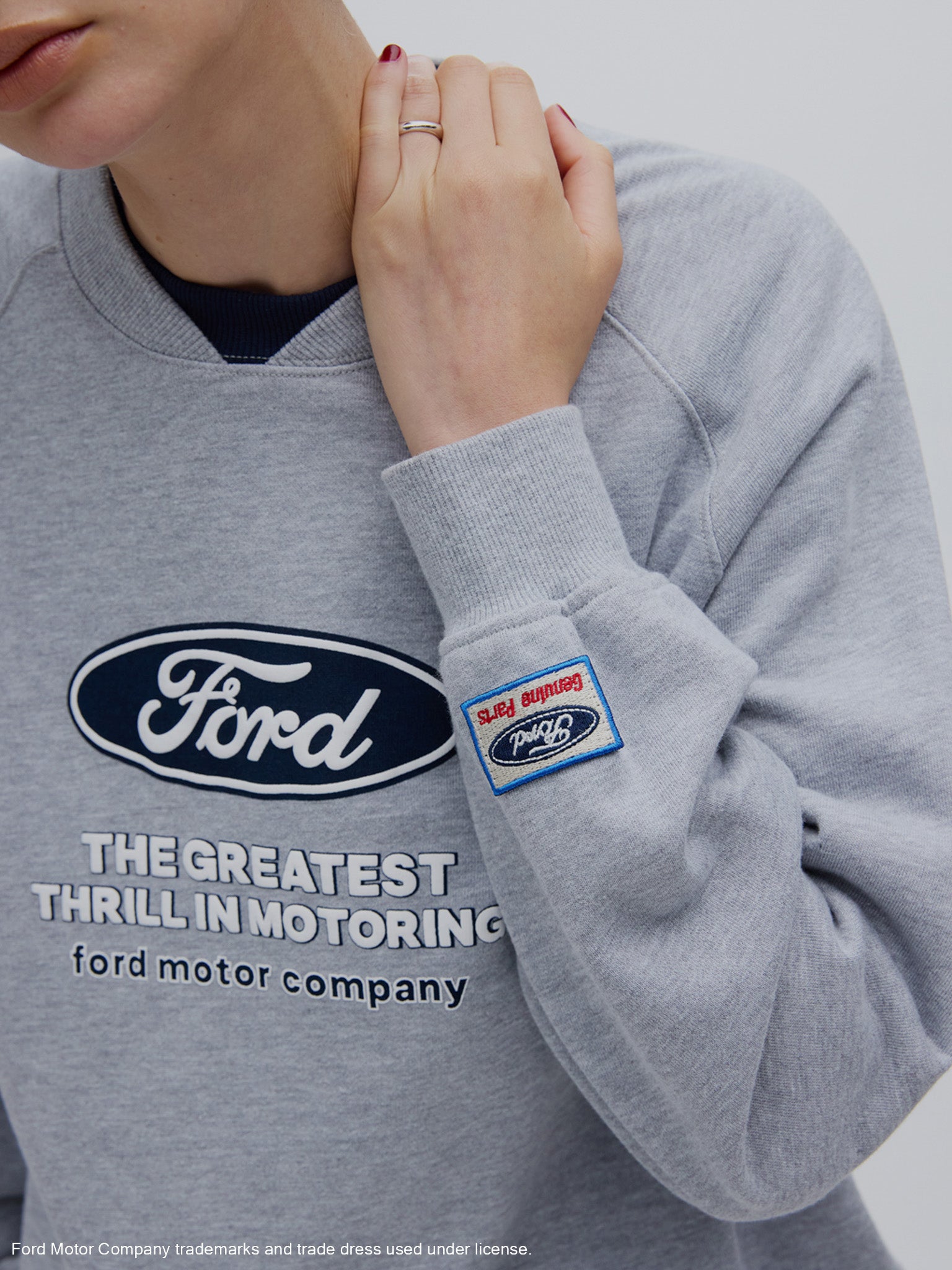 Ford LOGO PRINT SWEAT TOP
