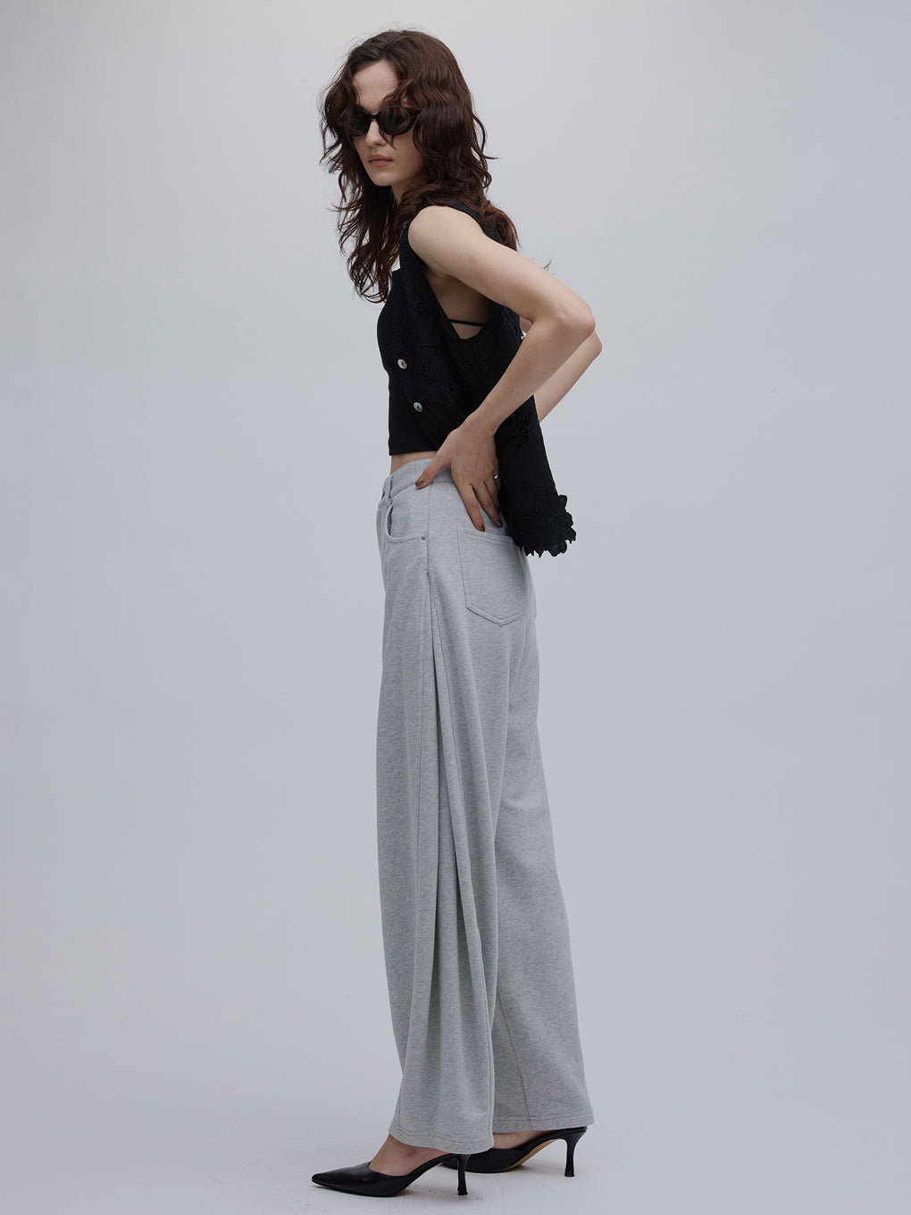 WIDE EGG SWEAT PANTS