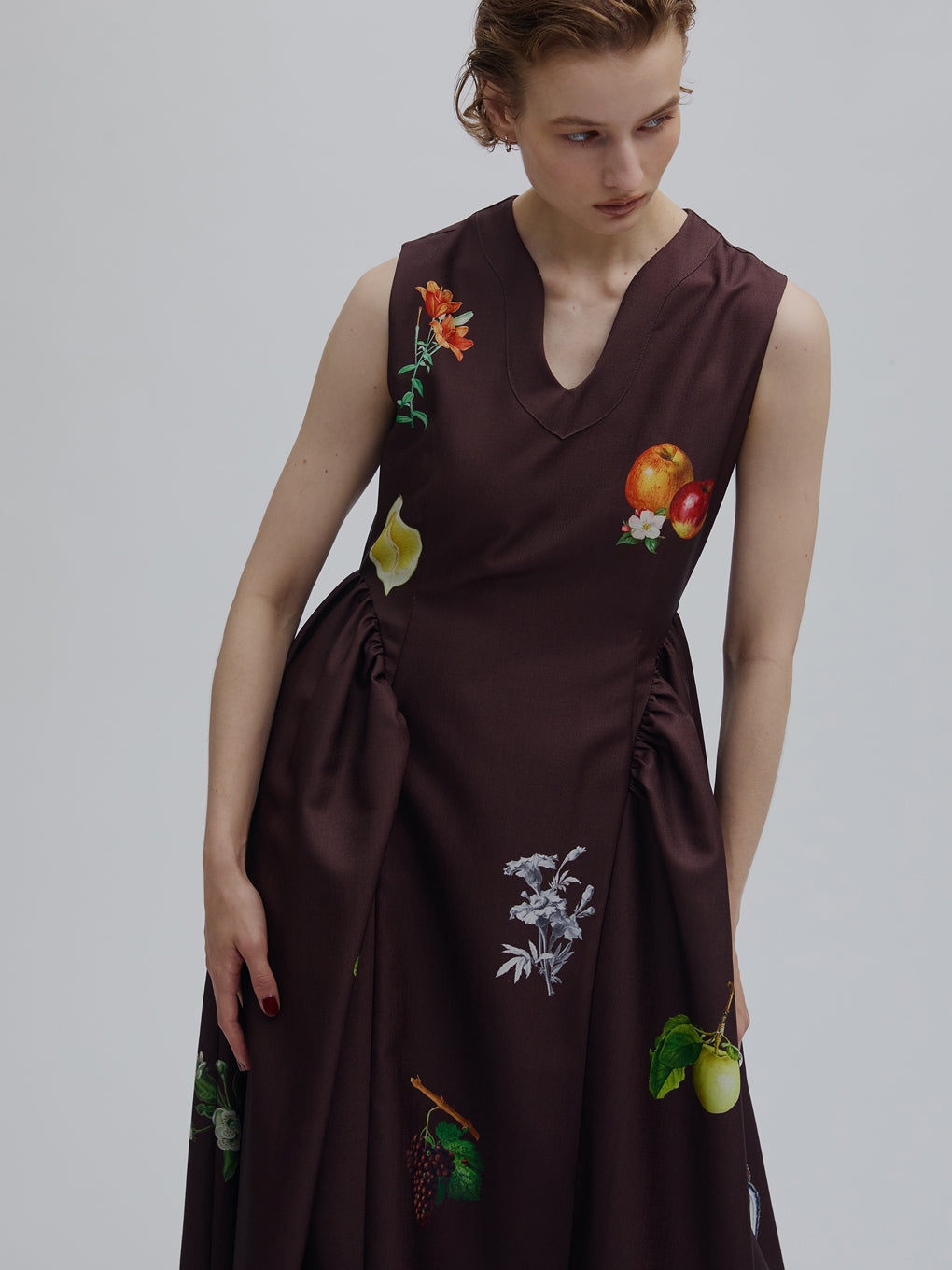ELEANOR LINEN LIKE DRESS
