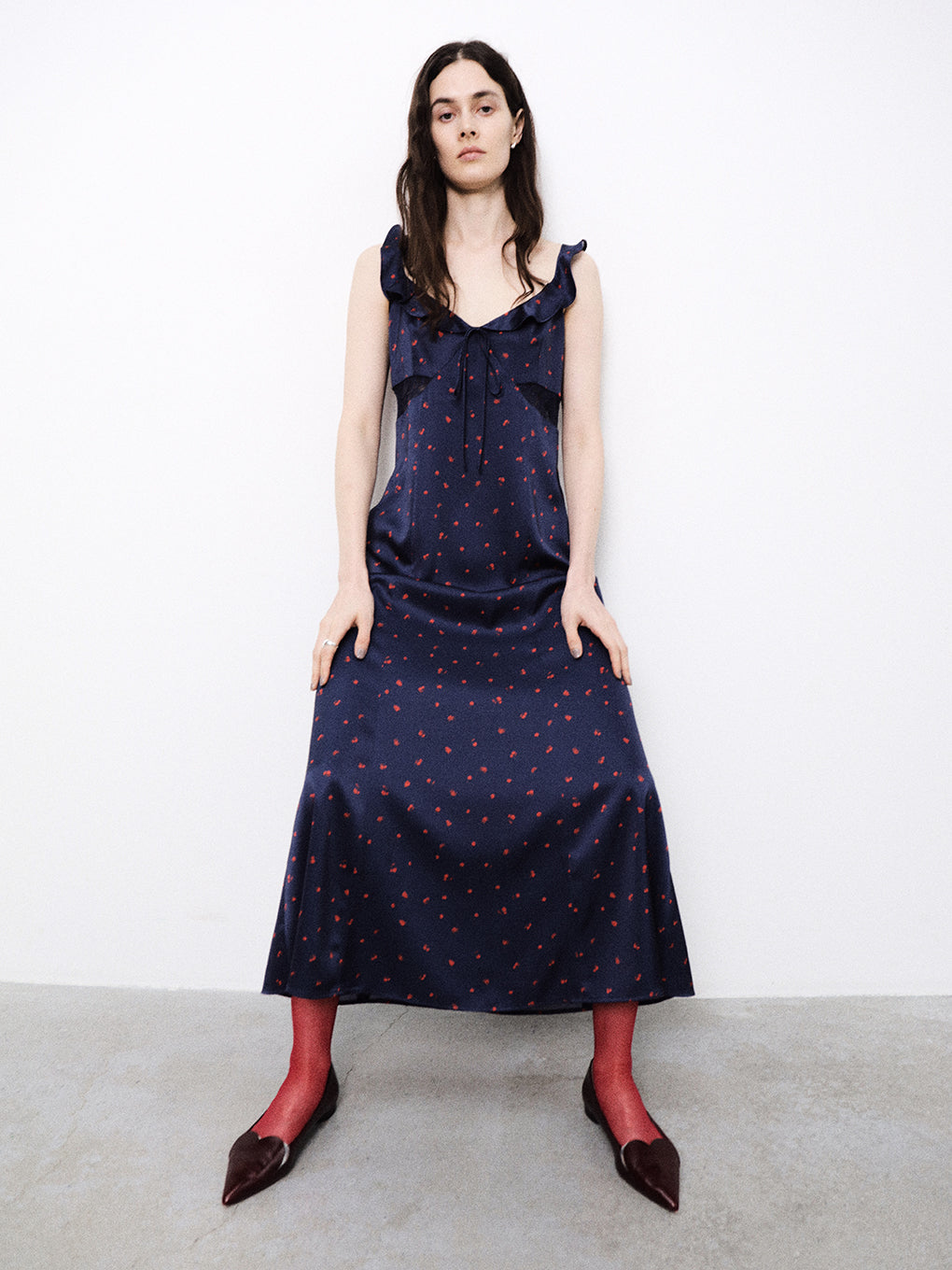 MEDI FRUIT DOT CAMISOLE DRESS