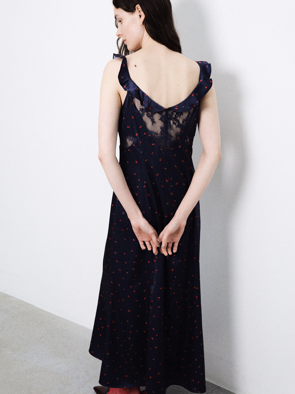 MEDI FRUIT DOT CAMISOLE DRESS