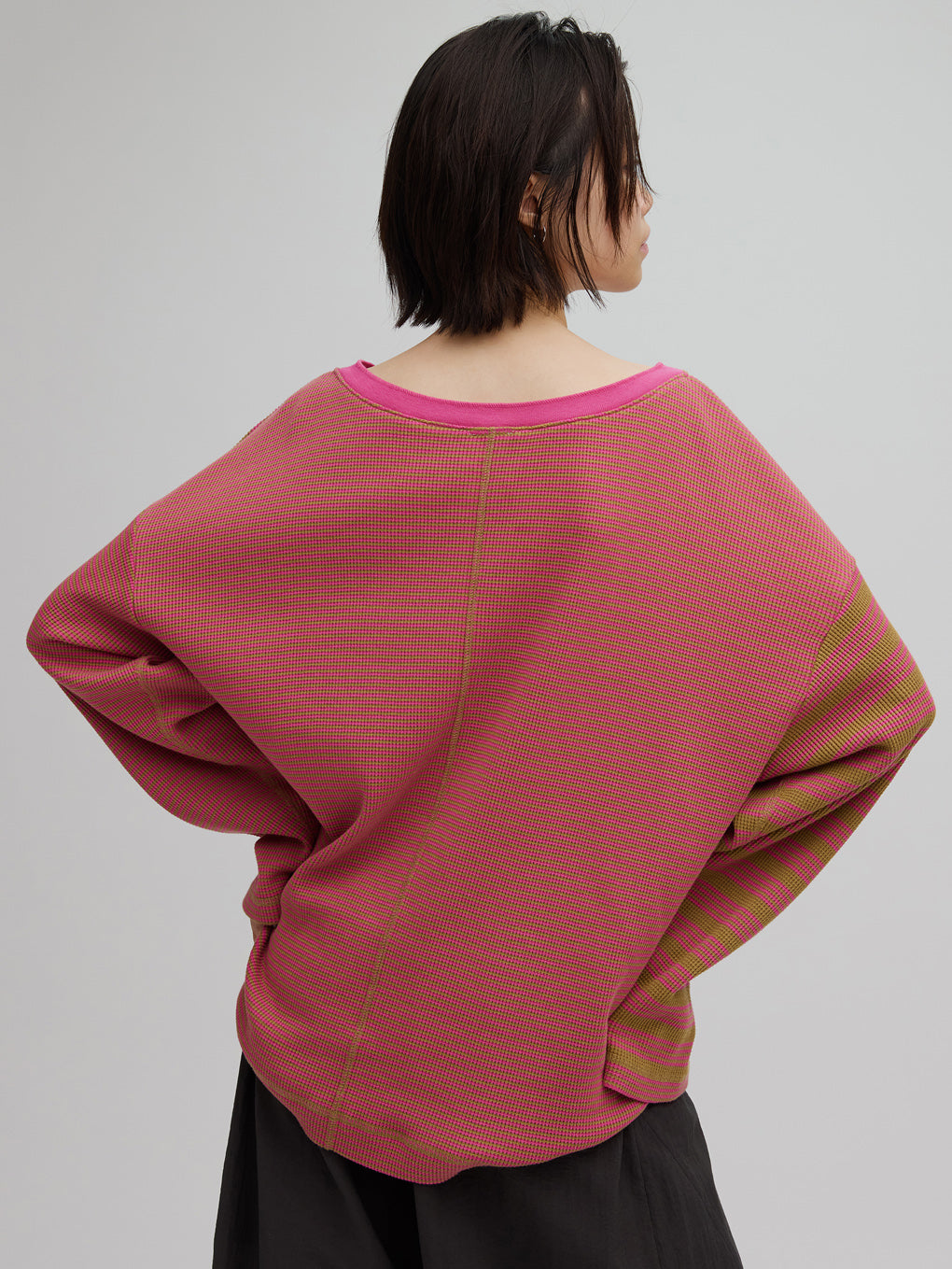 MILLER×Ameri 2WAY WAFFLE TOP