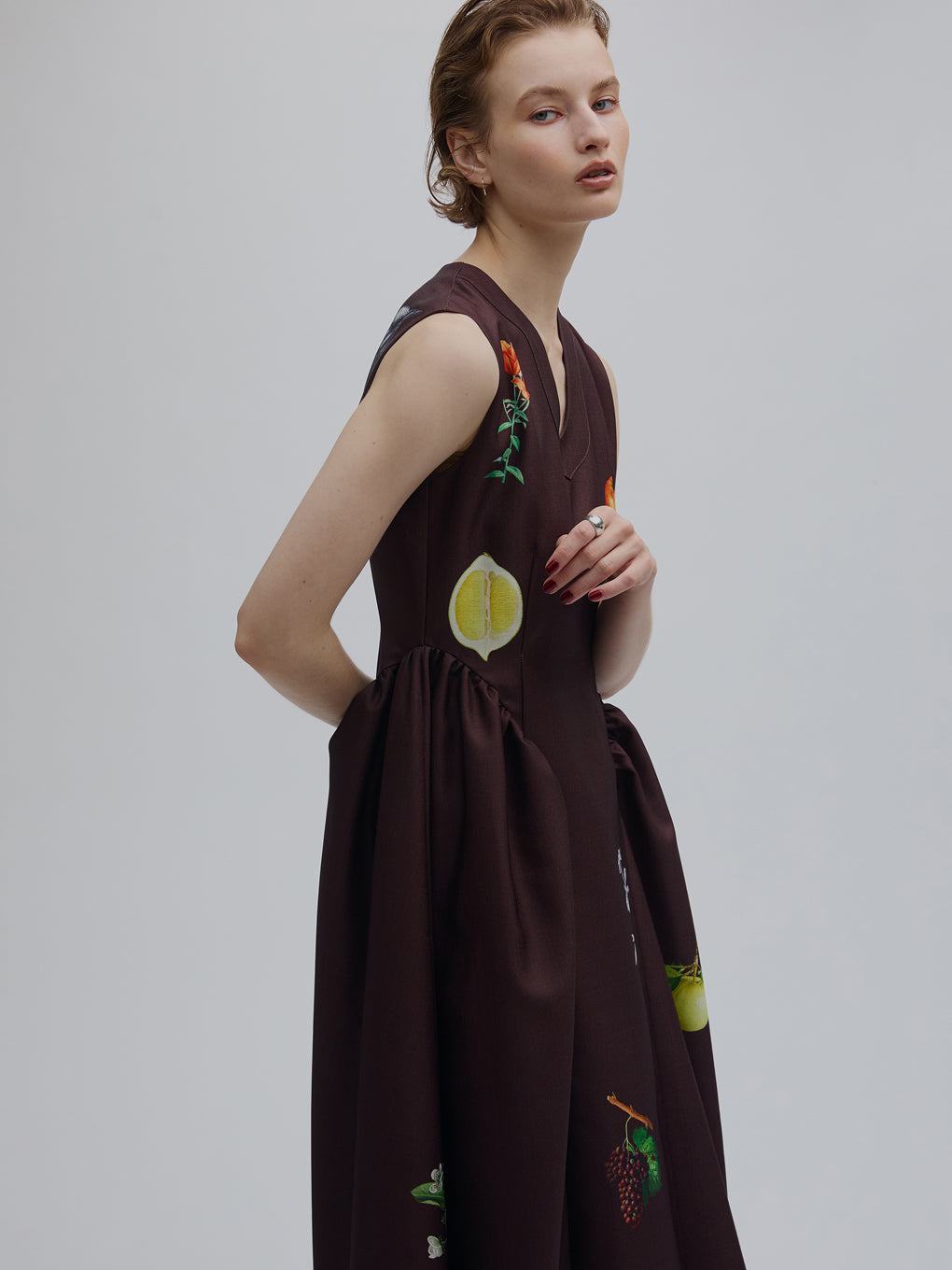 ELEANOR LINEN LIKE DRESS