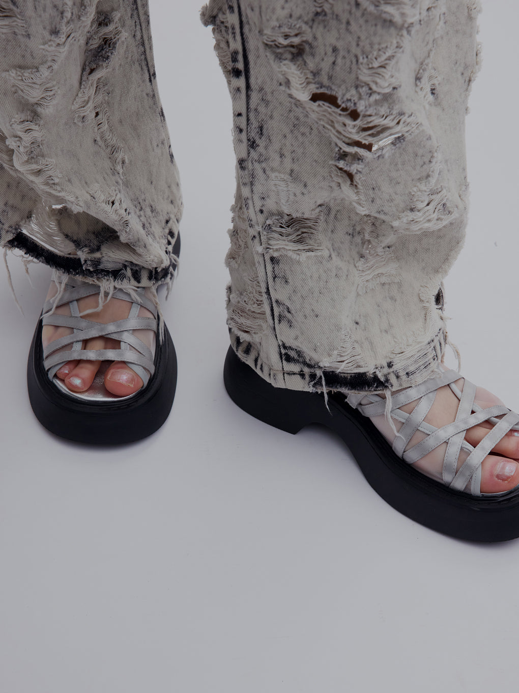 MEDI MARY JANE SHEER SANDAL