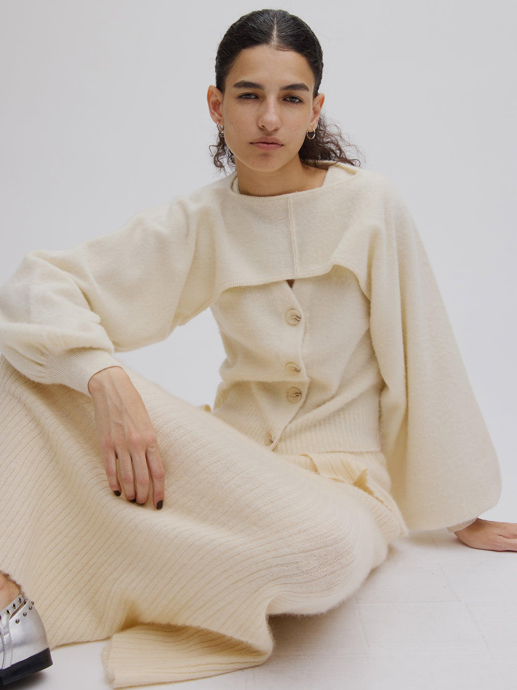 3WAY MINK TOUCH KNIT TOP