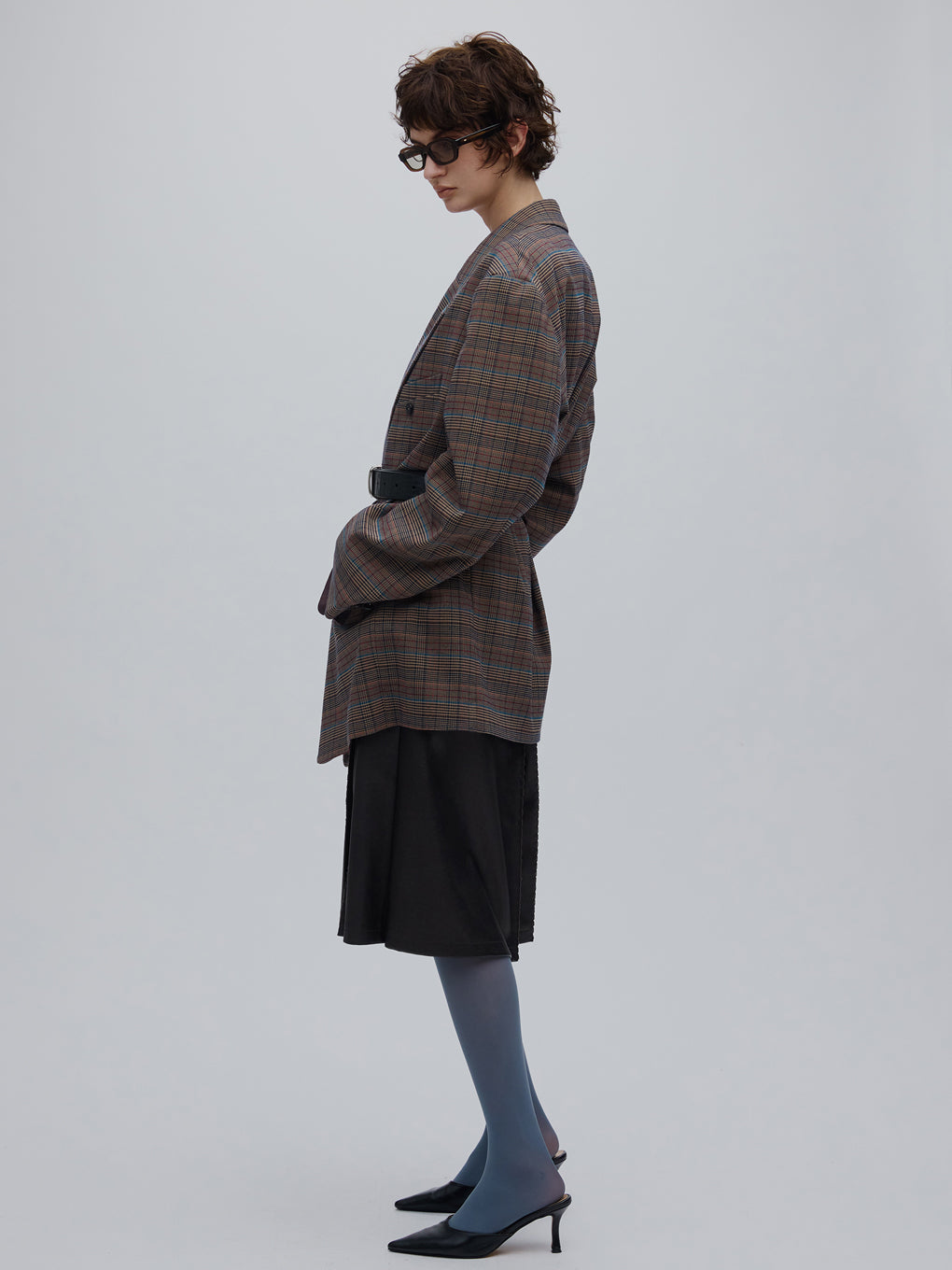 DEFORMATION TACK CHECK JACKET