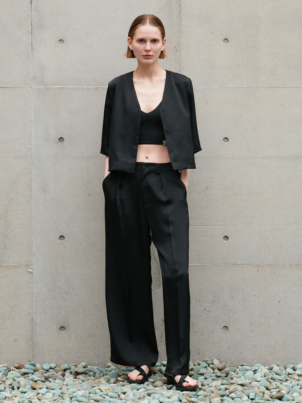 Mizuno × Ameri CROPPED CAMISOLE TOPS