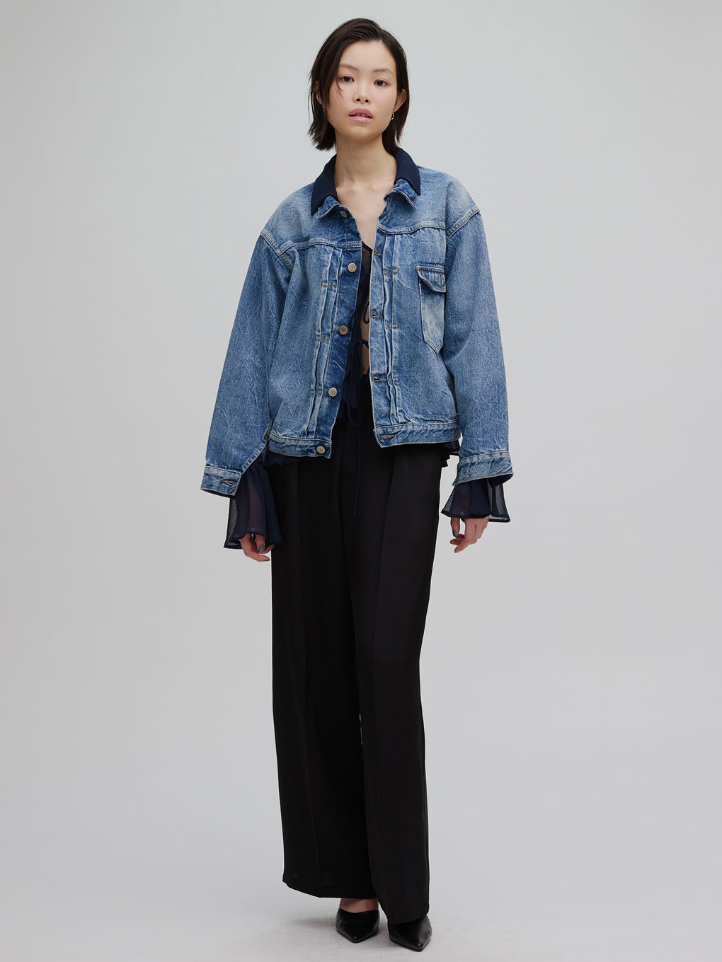 NewManual×Ameri DENIM JACKET