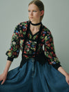 UND JACQUARD FLOWER BUISTIER SET KNIT
