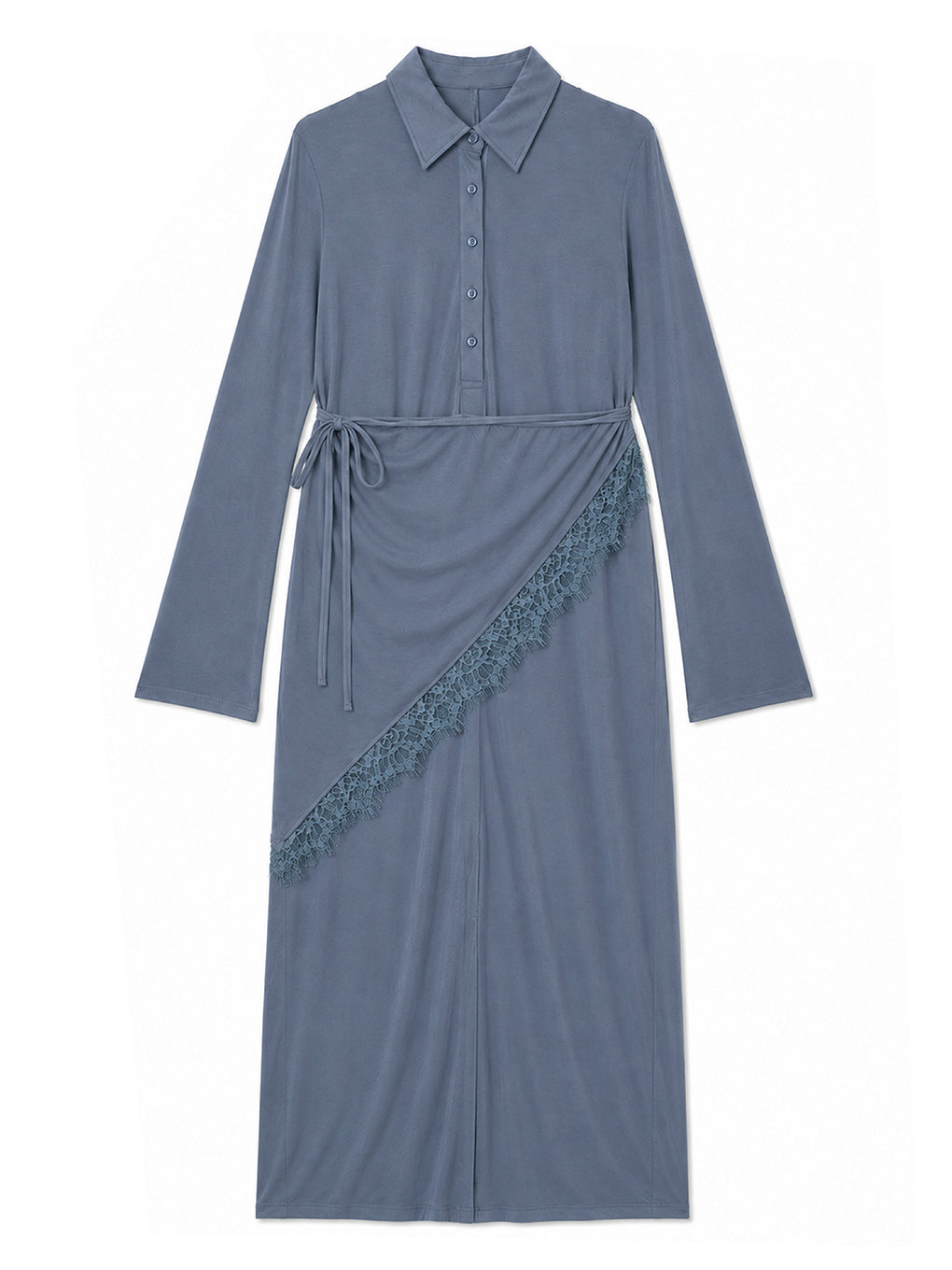 WRAP SCARF SET CUT DRESS