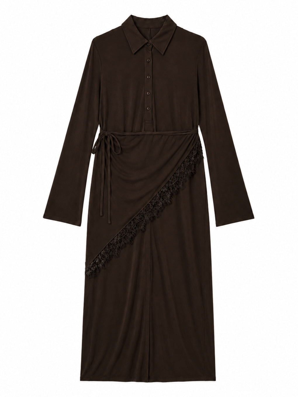 WRAP SCARF SET CUT DRESS