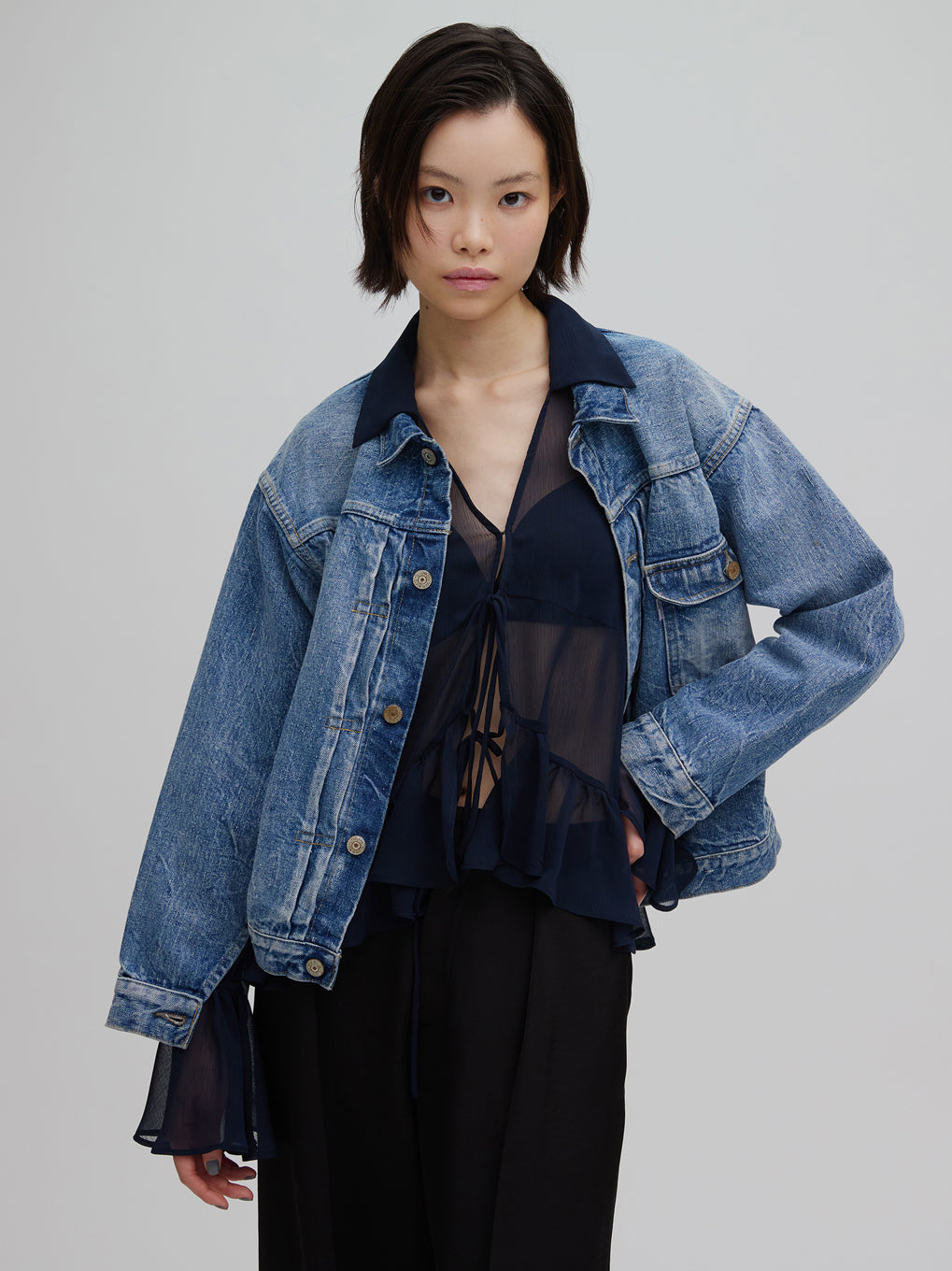 NewManual×Ameri DENIM JACKET