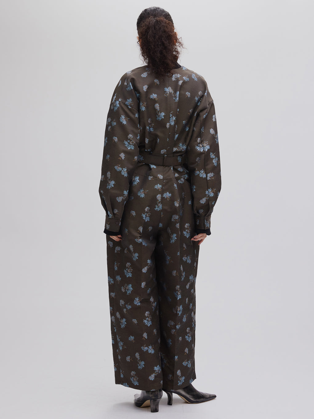 POSEY BLOOM JACQUARD JUMPSUIT