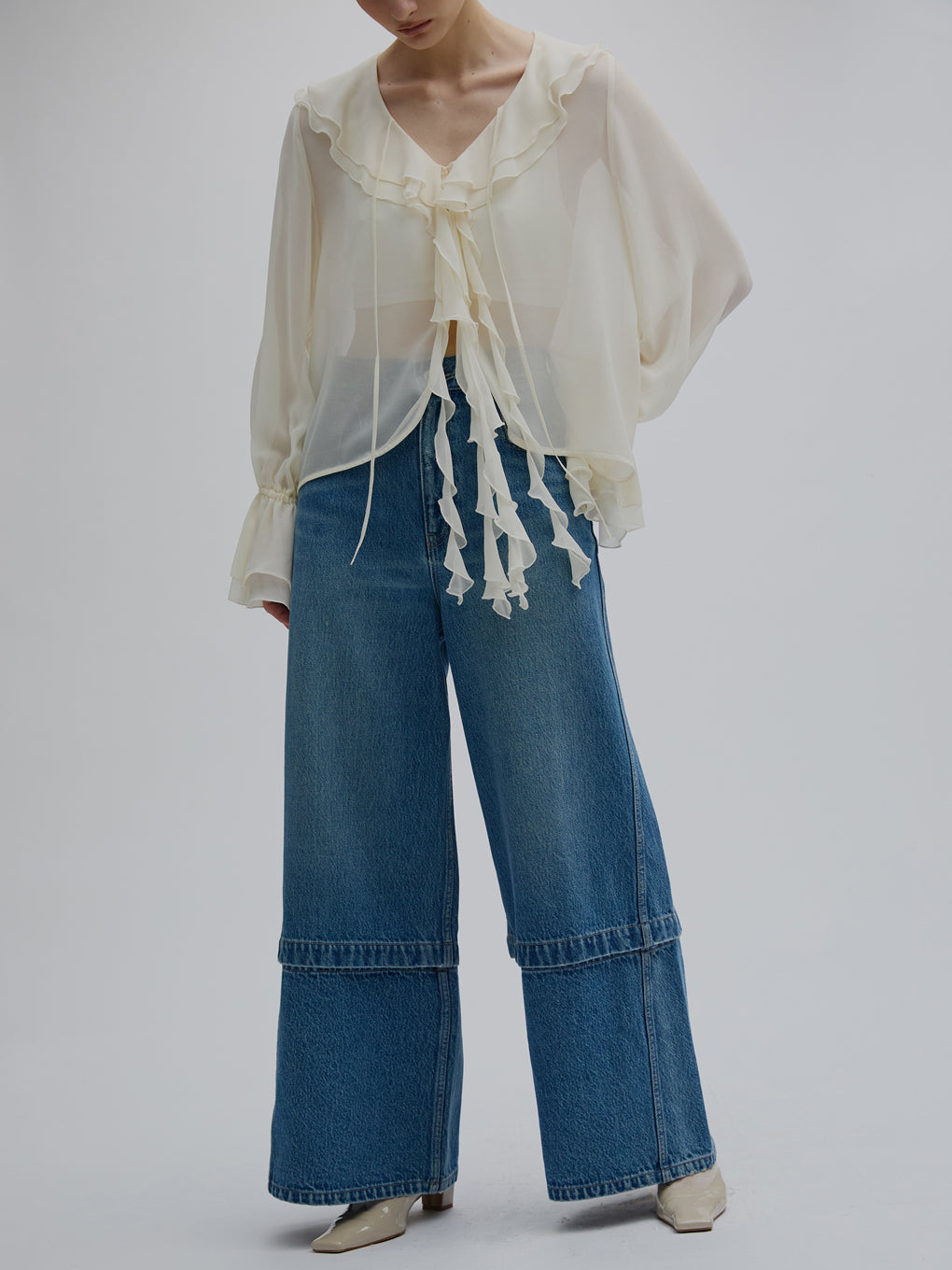 2WAY DETACHABLE DENIM PANTS