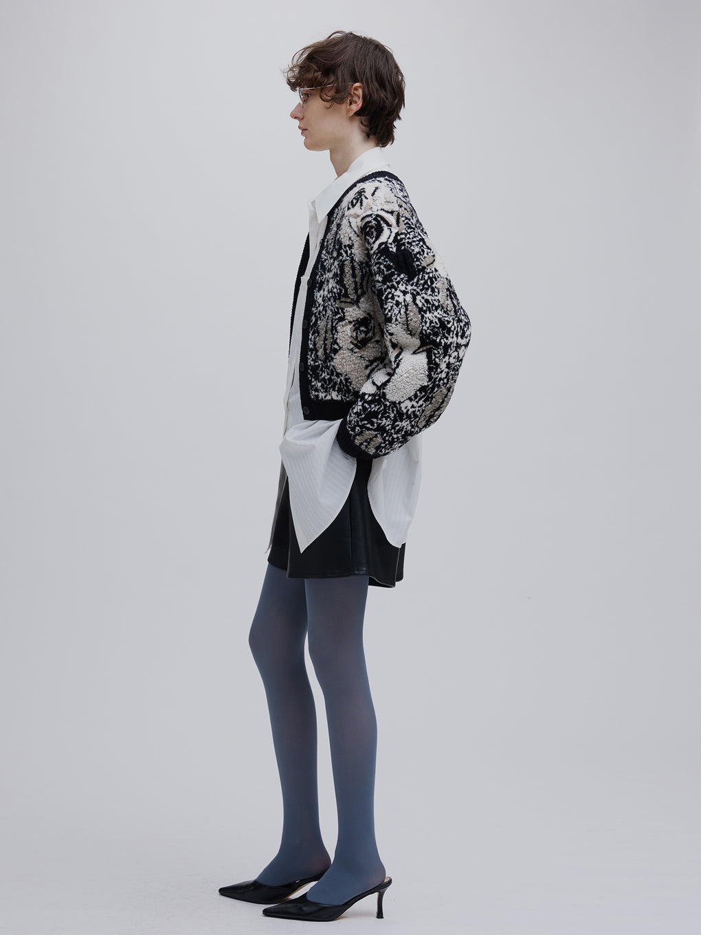 CAMILLE JACQUARD KNIT CARDIGAN