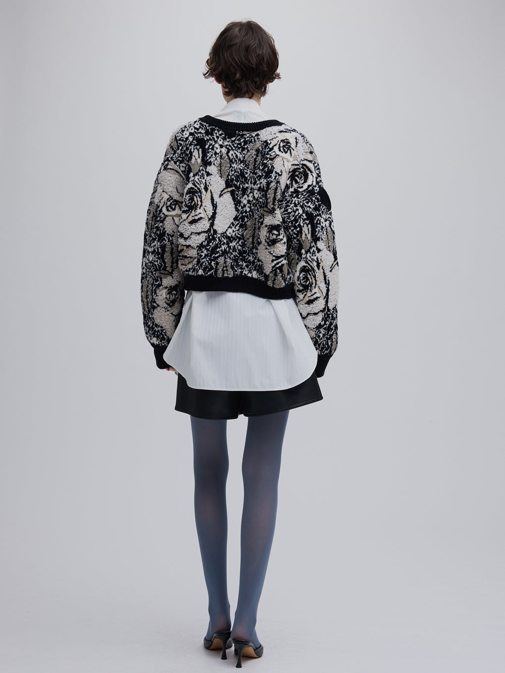 CAMILLE JACQUARD KNIT CARDIGAN