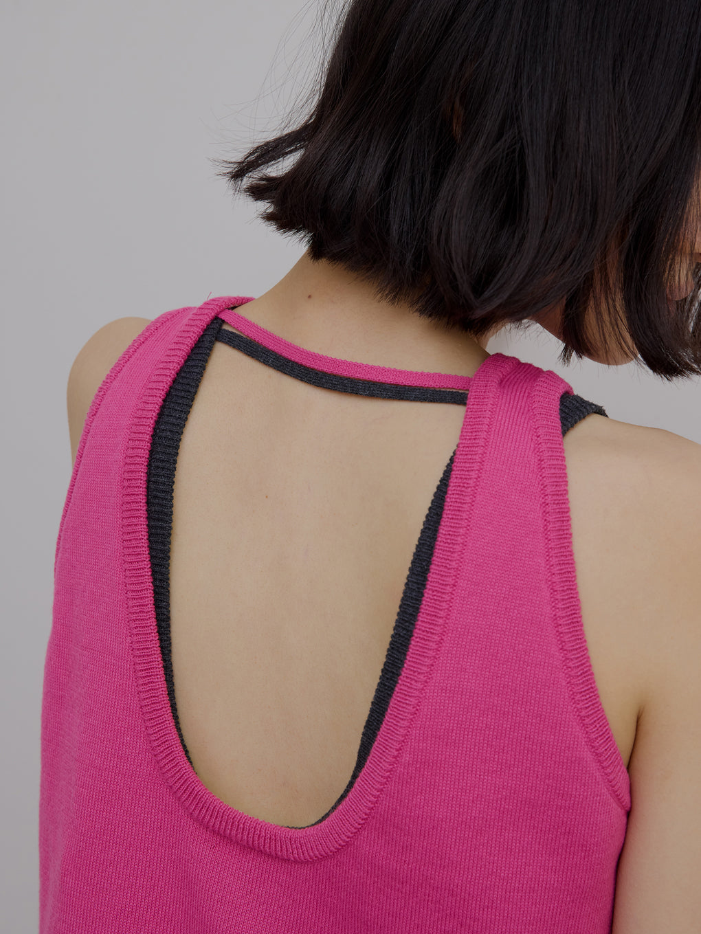 LOW BASIC COMPACT KNIT TANK TOP