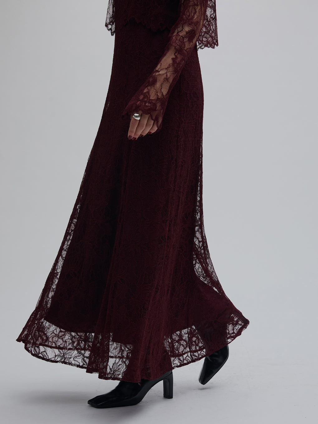 RASCHEL LACE LAYERED DRESS
