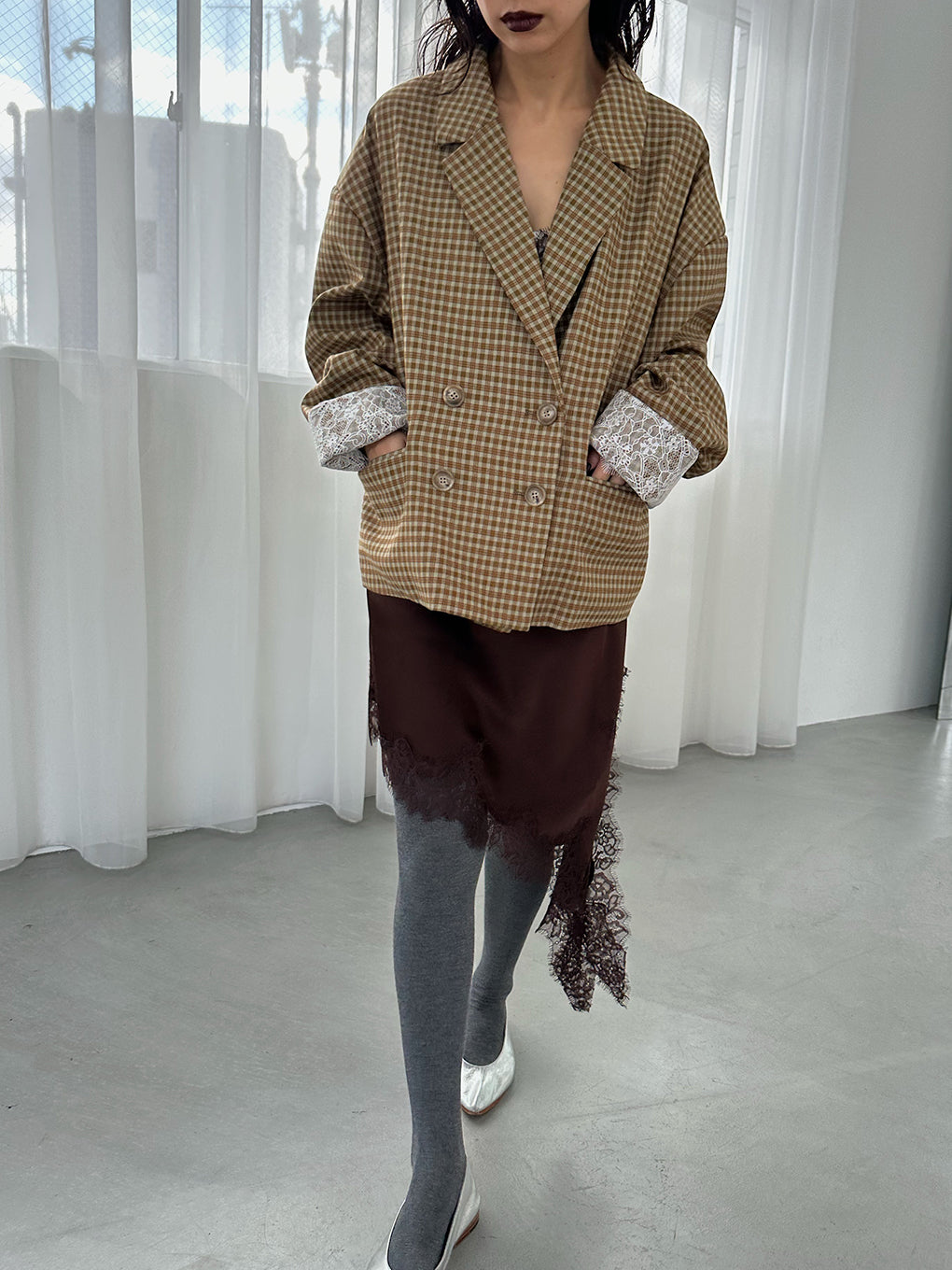 OVER WIDE SHOULDER JACKET