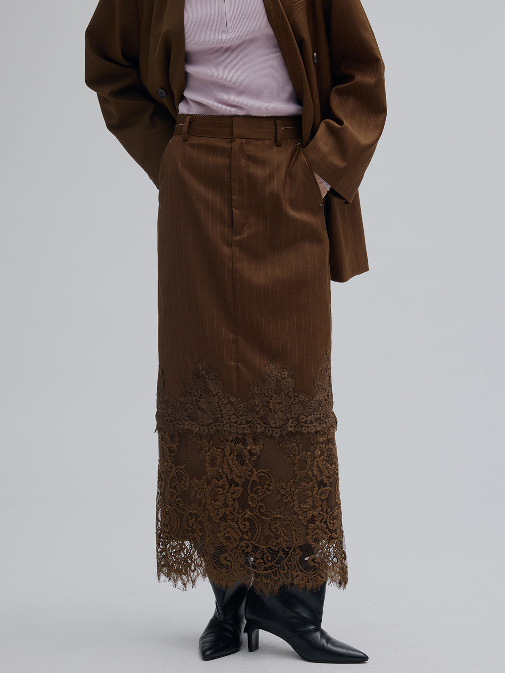 LACE DOCKING I LINE SKIRT