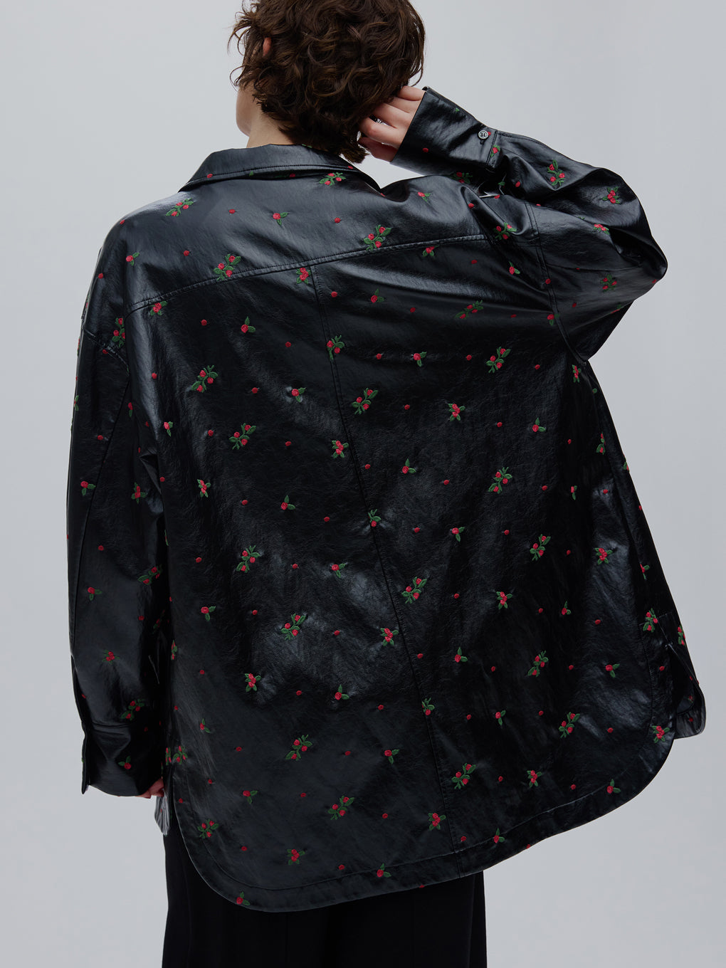 CHRISTINE EMBROIDERY SHIRT JACKET