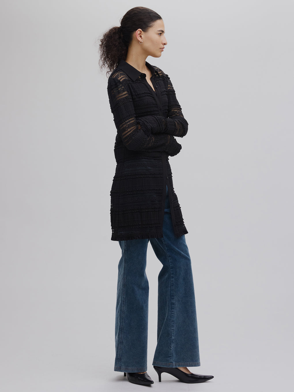 UND STRETCH CORDUROY SKIRT WITH PANTS