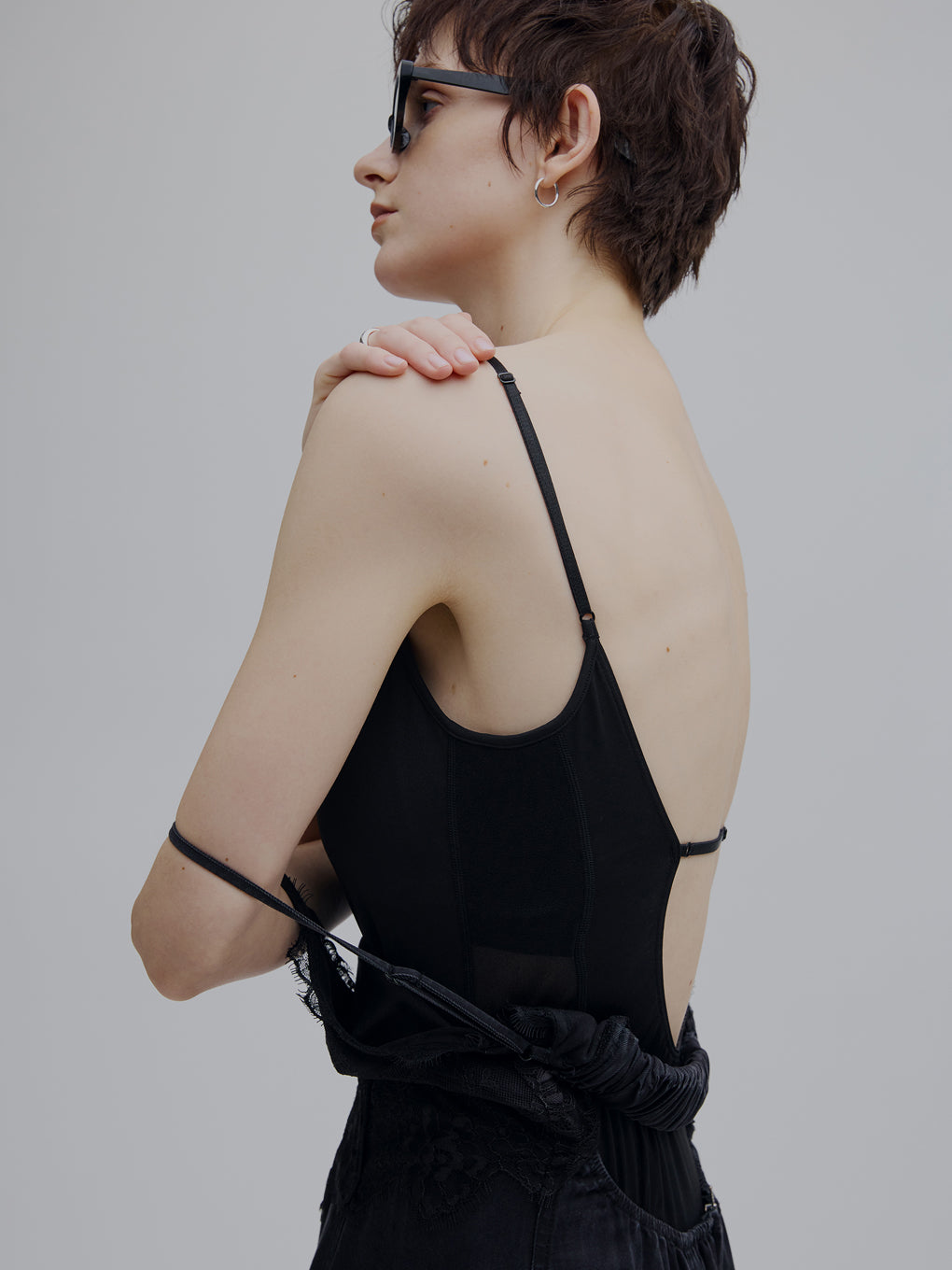 Mizuno × Ameri SHEER DOCKING CAMISOLE DRESS