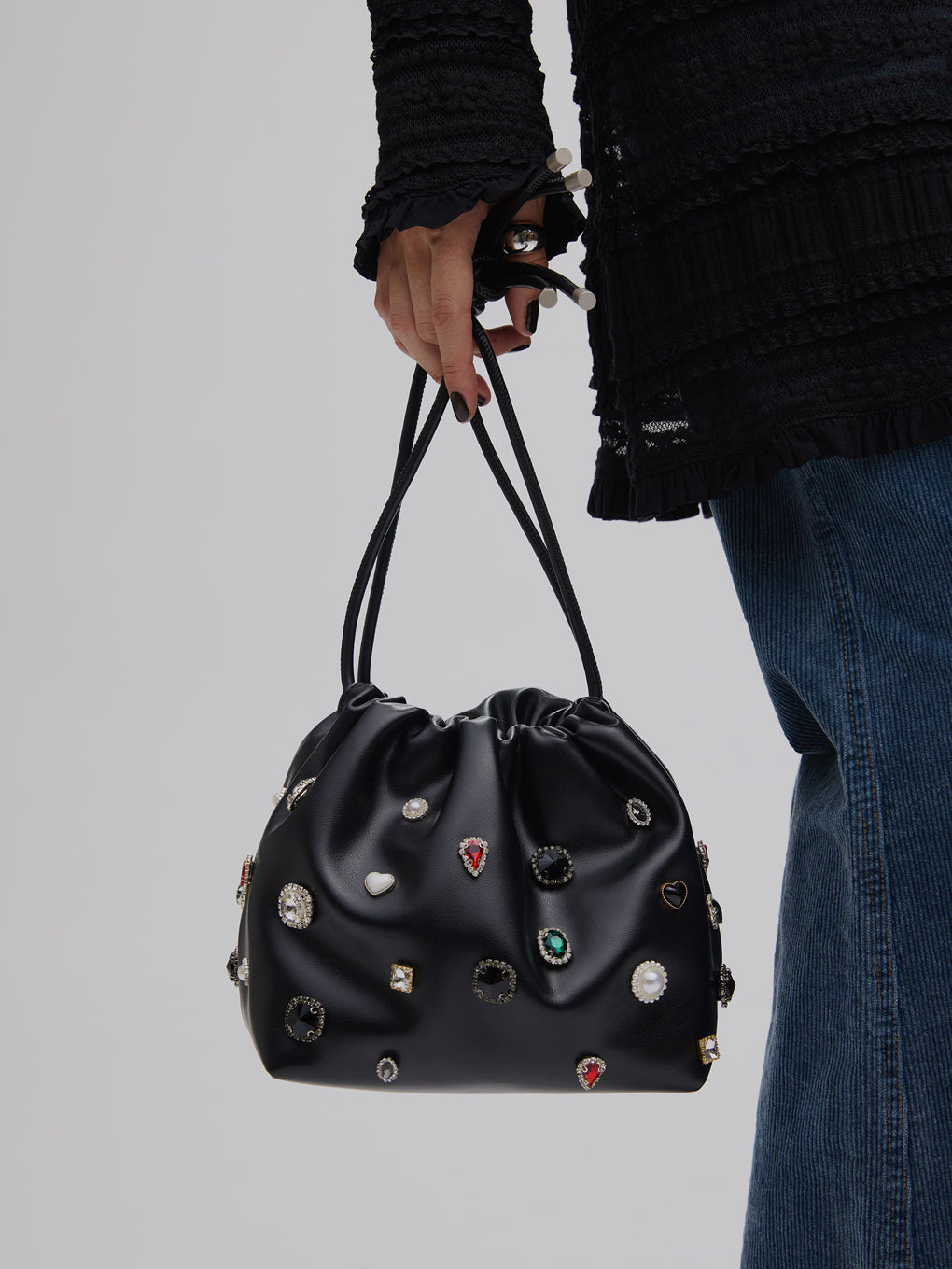 UND BIJOU DRAWSTRING BAG