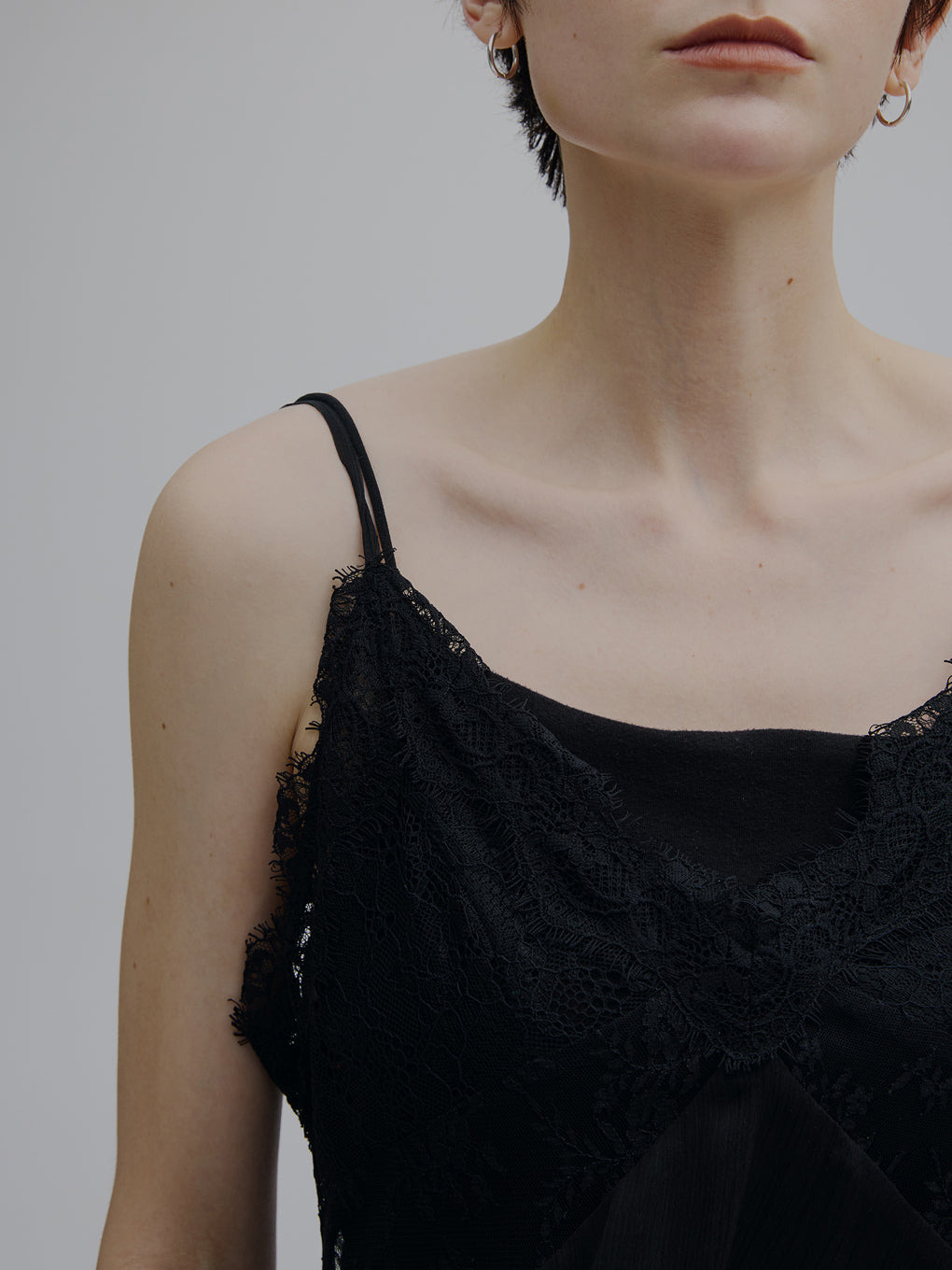 AIRY SHEER LACE CAMISOLE