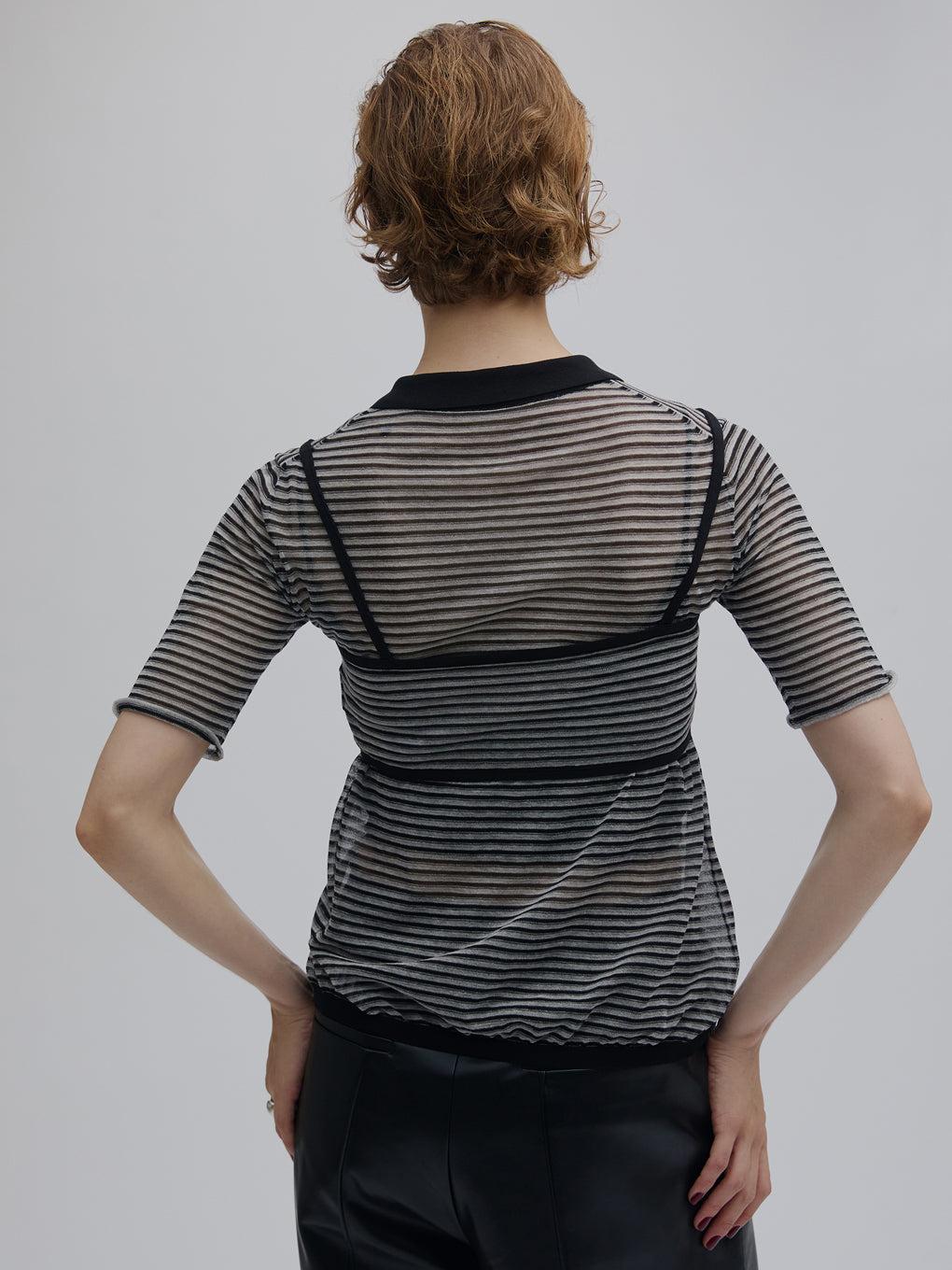 MEDI PUCHI BUSTIER SET KNIT SHIRT