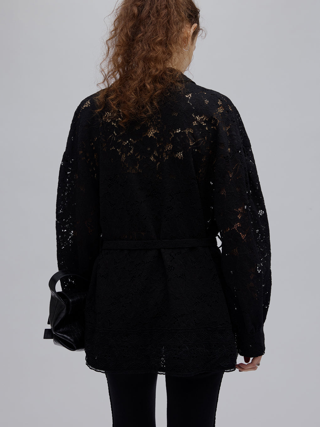 TUCK SLEEVE LACE JACKET
