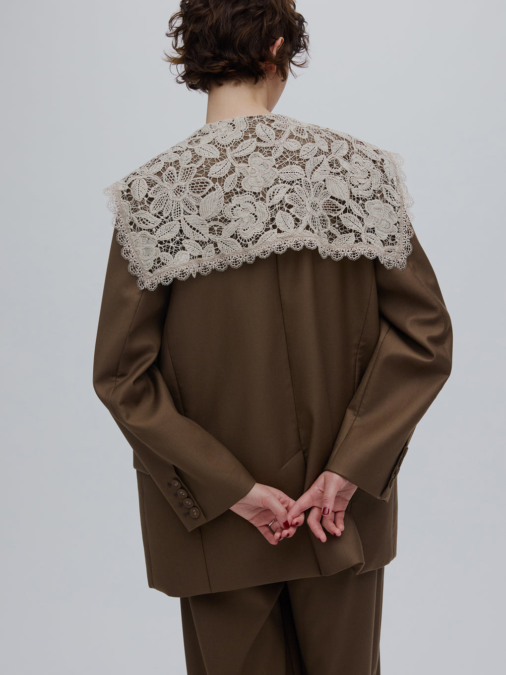 LACE SAILOR COLLAR JACKET