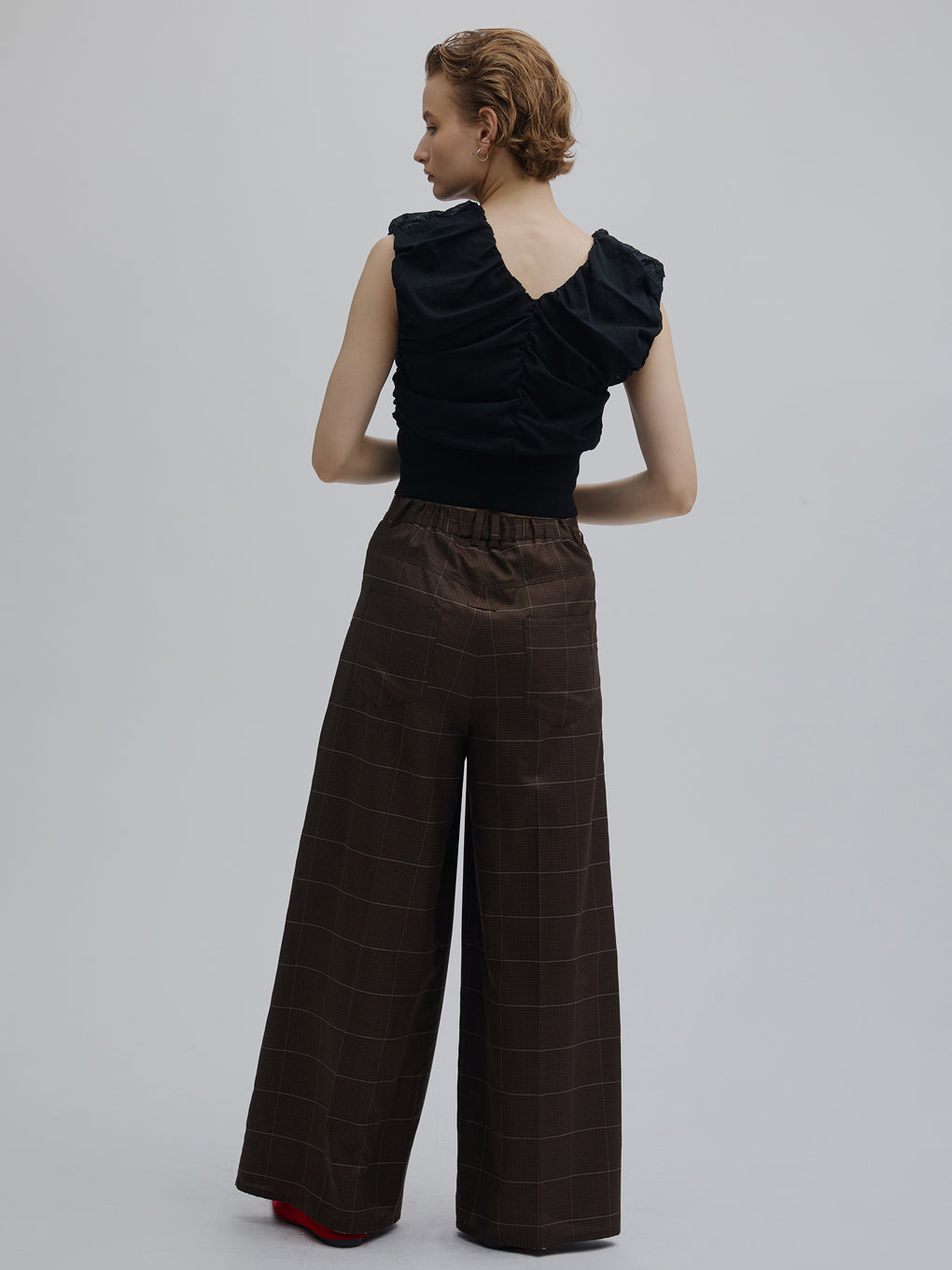2WAY FULL GATHER KNIT BLOUSE