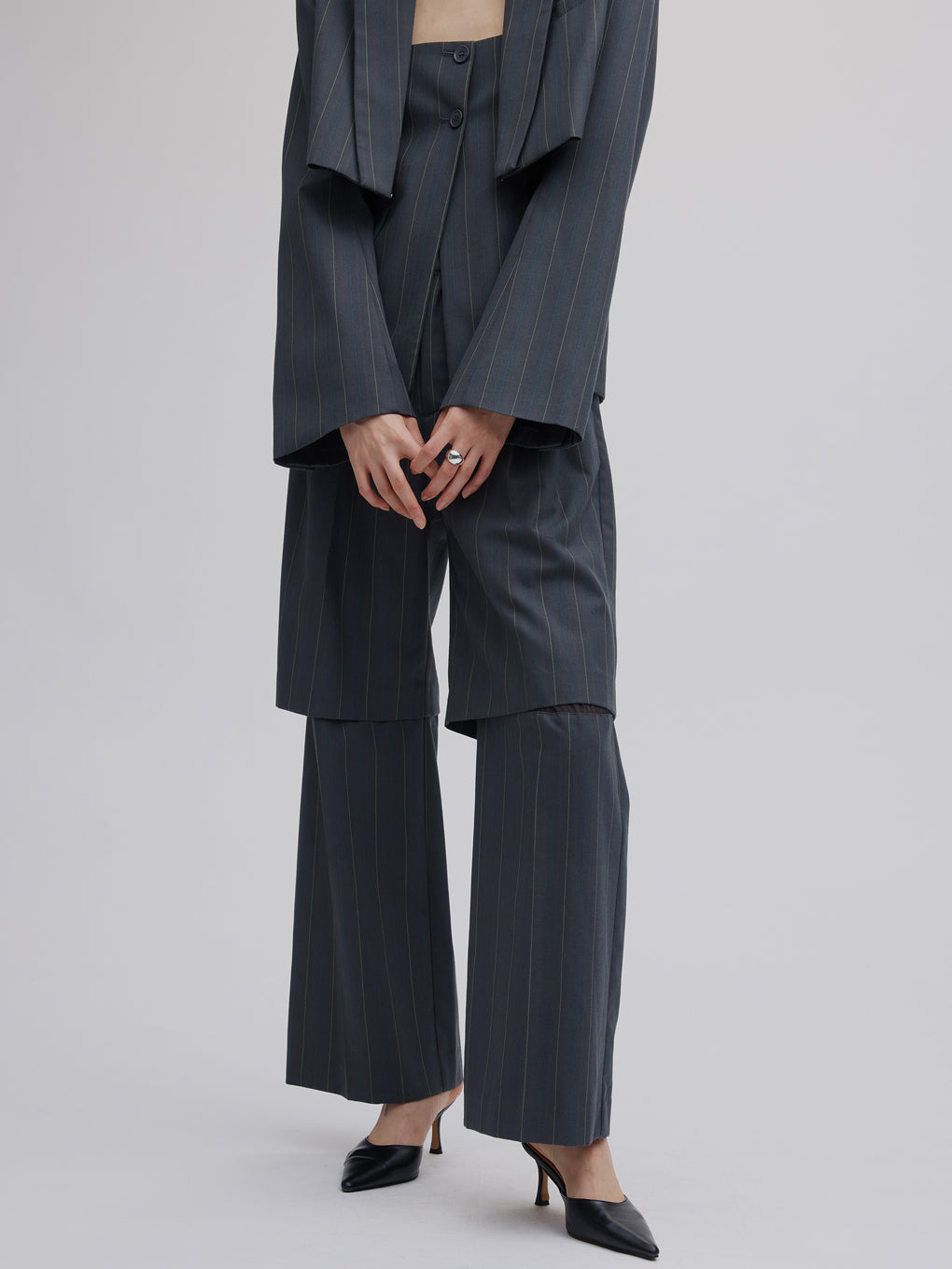 DEFORMATION PINSTRIPE PANTS