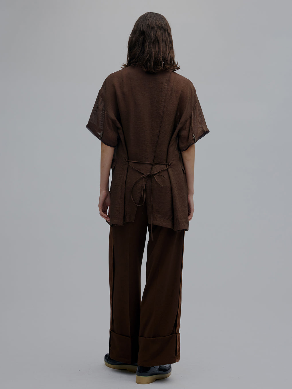 LUSTER SHEER HALF JACKET